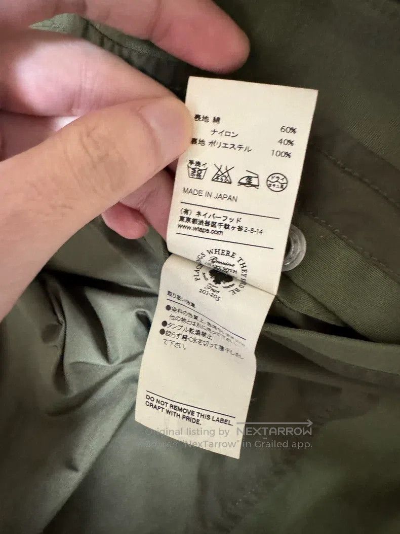 Wtaps Wtaps Functional Waterproof Multi-pocket Hooded Windbreake Size US L / EU 52-54 / 3 - 6 Thumbnail