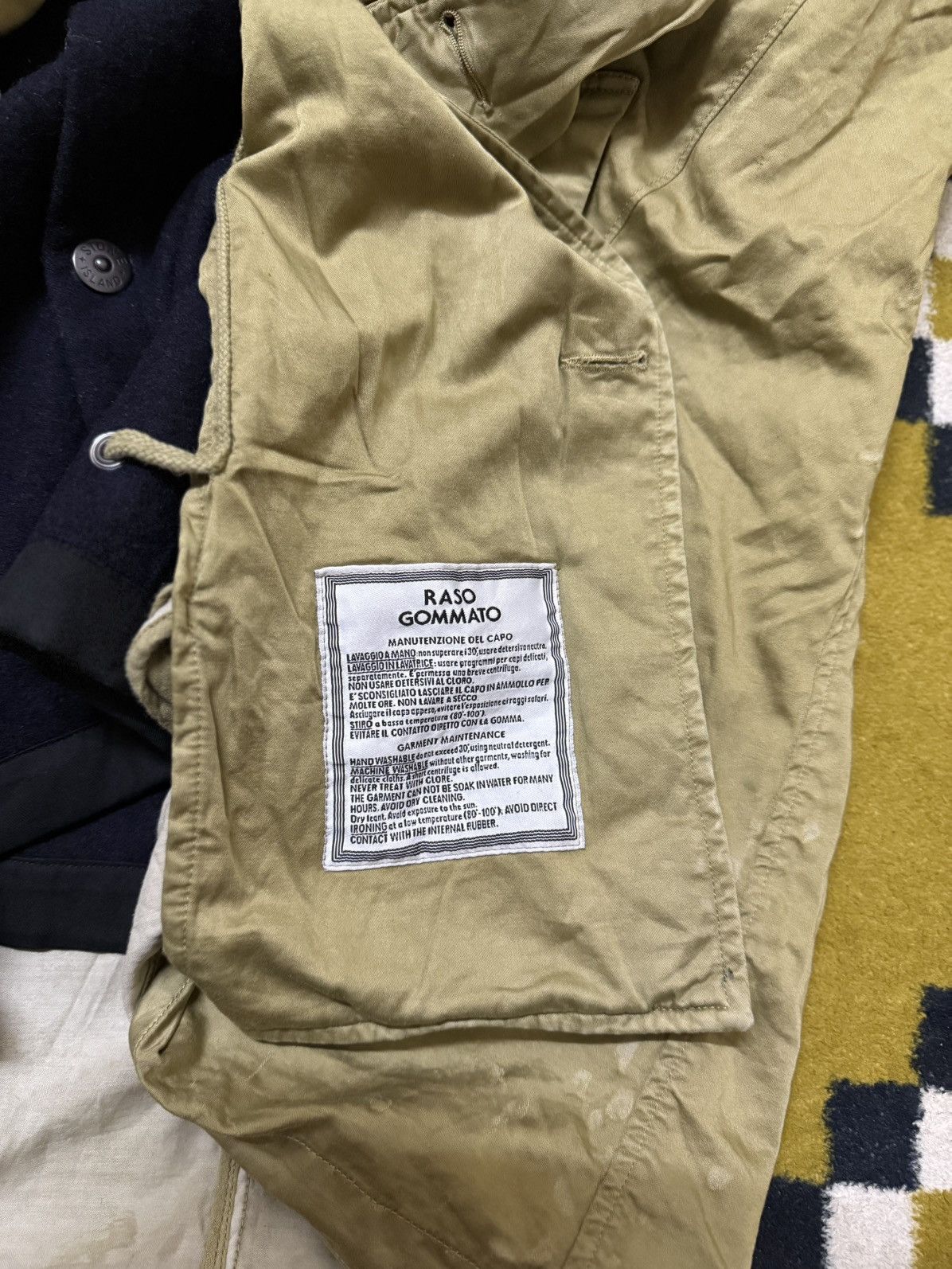 Stone Island 💸Last Drop💸Vintage Archive Stone Island Raso Gommato Size US M / EU 48-50 / 2 - 12 Thumbnail