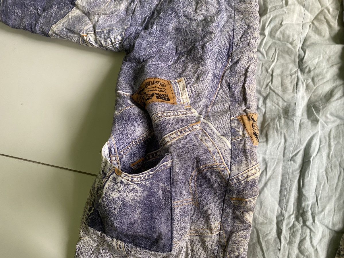Japanese Brand KIMONO PATCHWORK RAMBO DESIGN DENIM BLUE JACKETS Size US XL / EU 56 / 4 - 10 Thumbnail