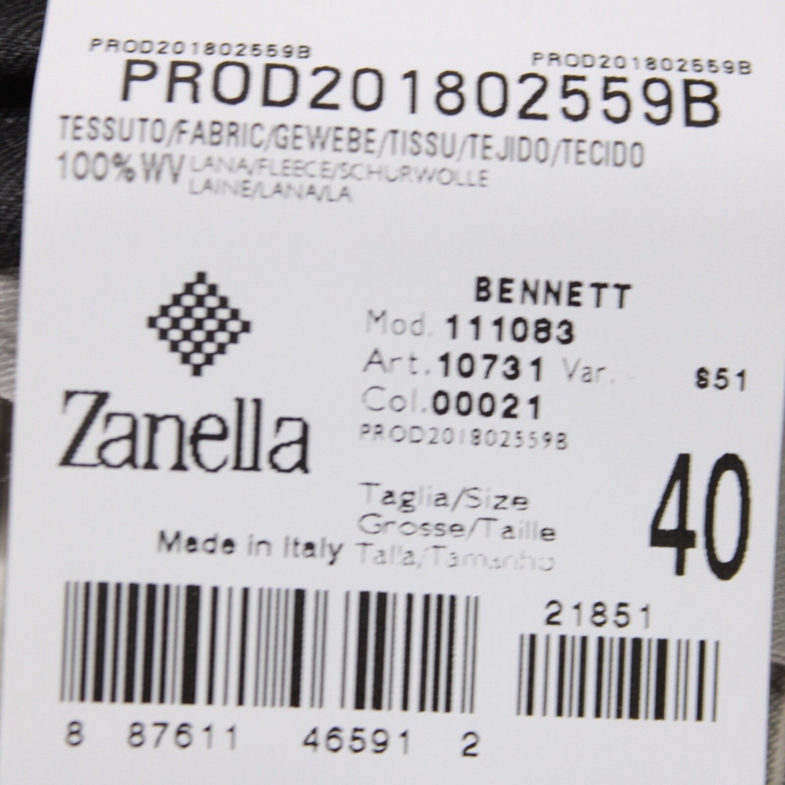Zanella Zanella New with tags Dress Pants Size 40 US In Gray Size US 40 / EU 56 - 6 Thumbnail