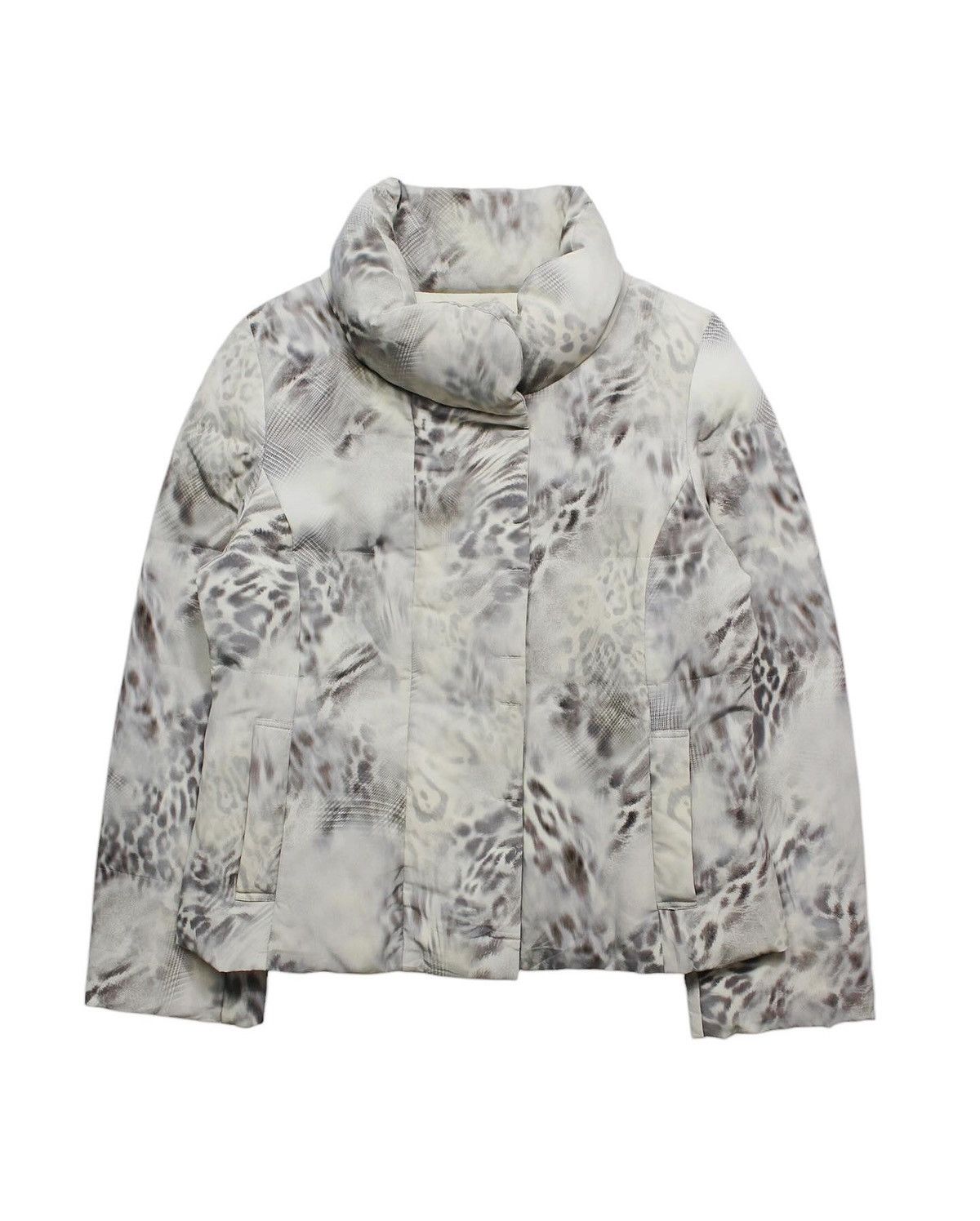 00s japanese label fur puffer jacket