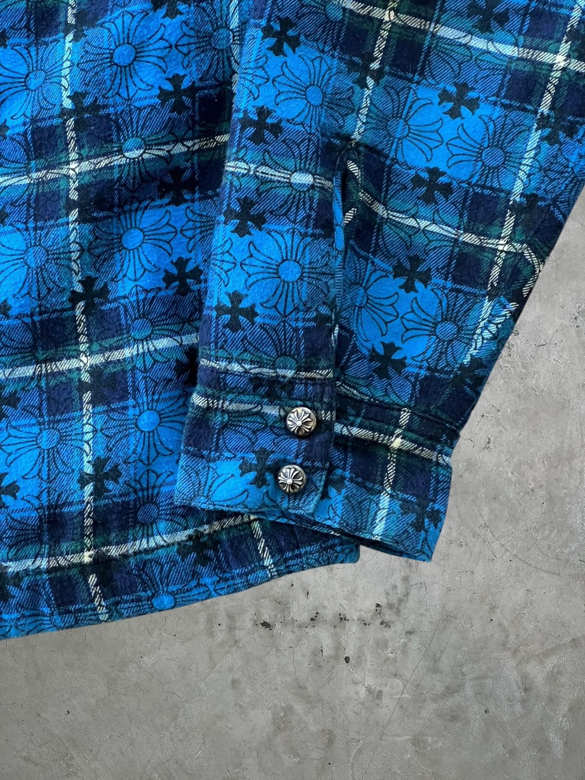 Chrome Hearts Rare Chrome Hearts Quilt Lined Flannel Size US M / EU 48-50 / 2 - 5 Thumbnail