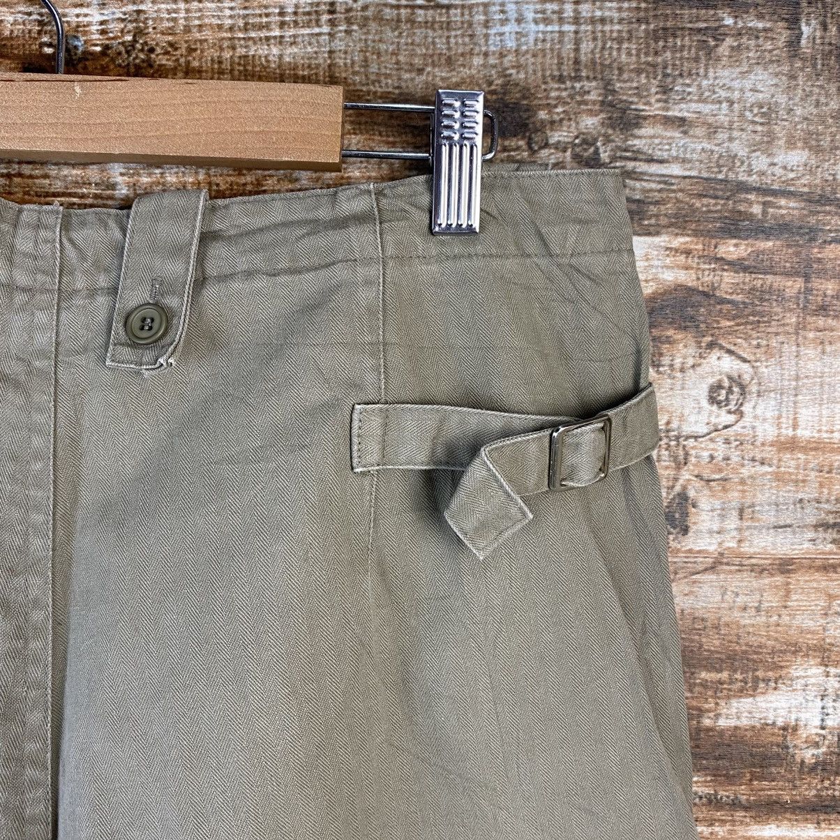 Japanese Brand DL Yokohama Staff Green Cargo Pants #C893 Size US 30 / EU 46 - 13 Thumbnail