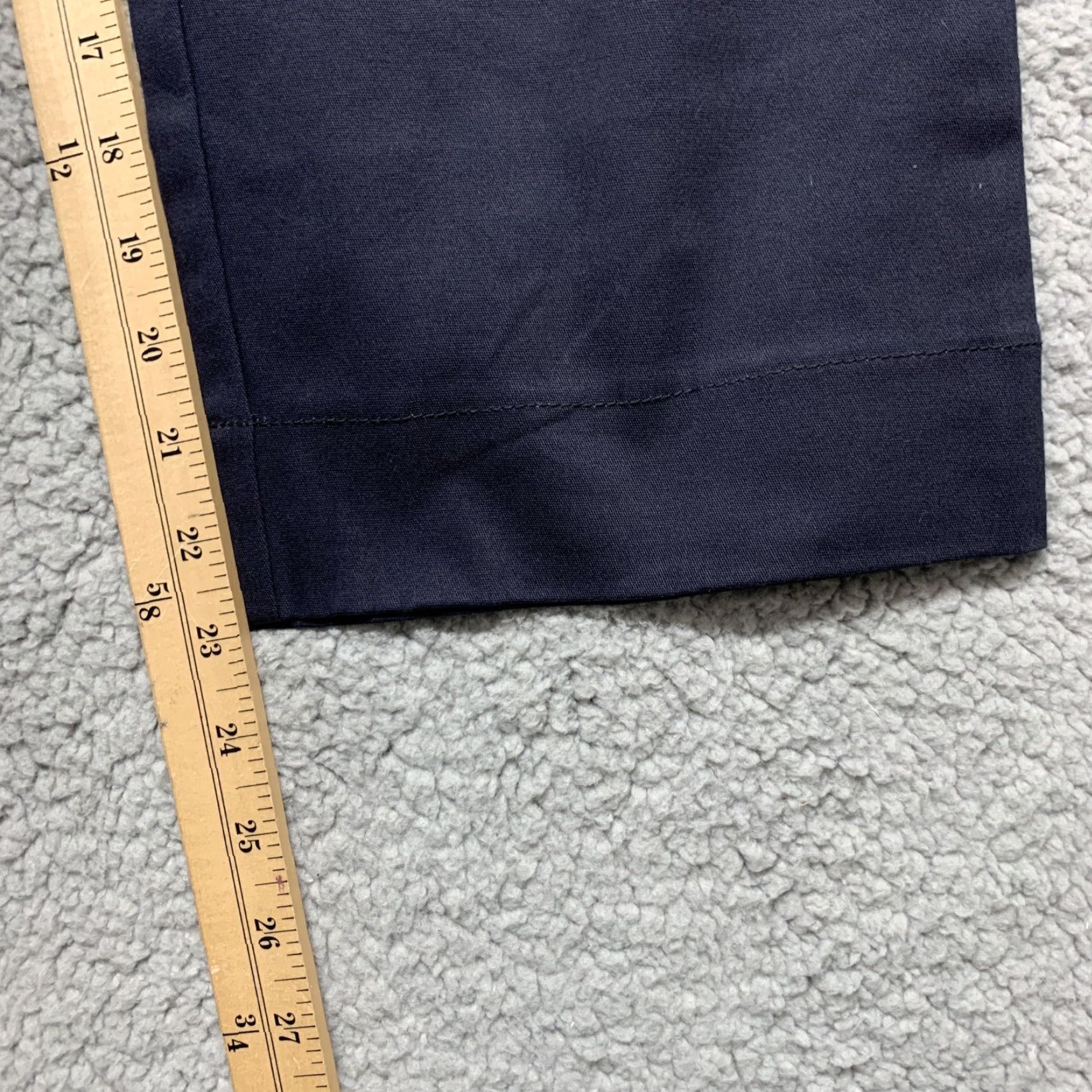 Dickies Dickies Girl Stretch Womens Size 11 Blue Cropped Pants Style NHH11 34" Waist Size 32" / US 10 / IT 46 - 6 Thumbnail