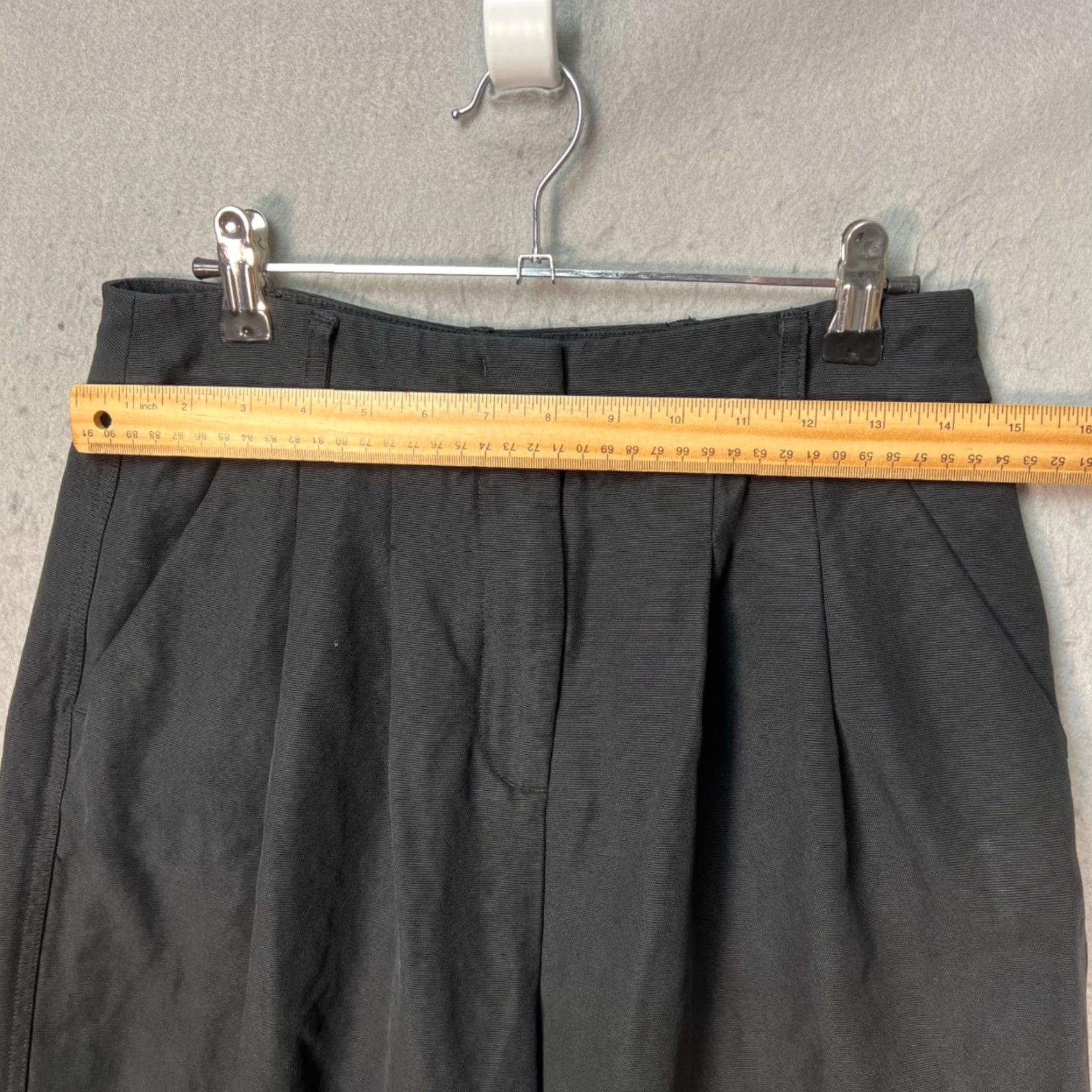 Farm Rio Farm Rio Womens Size Small Black High-Waisted Wide-Leg Pants Lyocell & Cotton Size 28" / US 6 / IT 42 - 6 Thumbnail