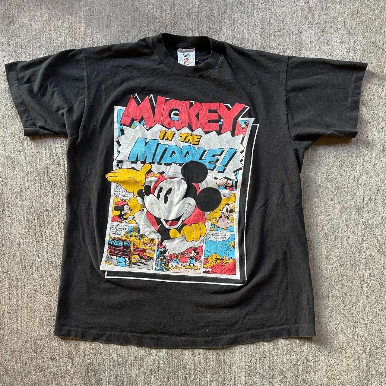 Disney × Vintage Vintage 1990s Baggy Disney Mickey Mouse ComicPop Art Tee Size US L / EU 52-54 / 3 - 1 Thumbnail