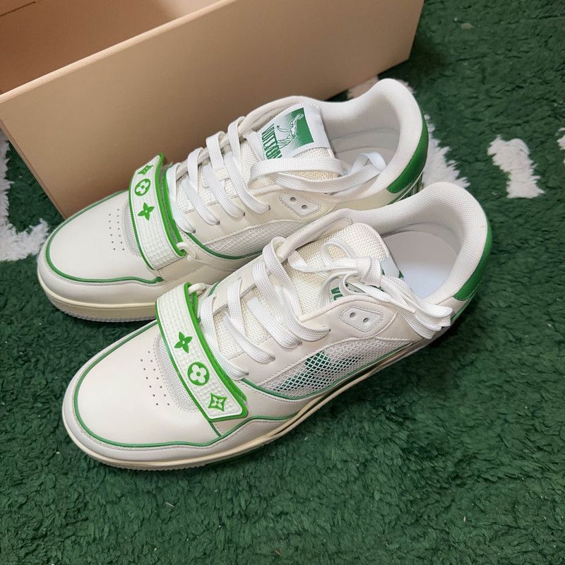 Louis Vuitton Louis Vuitton Classic Green Vintage Fashion Sneakers 0079 Size US 9.5 / EU 42-43 - 1 Thumbnail