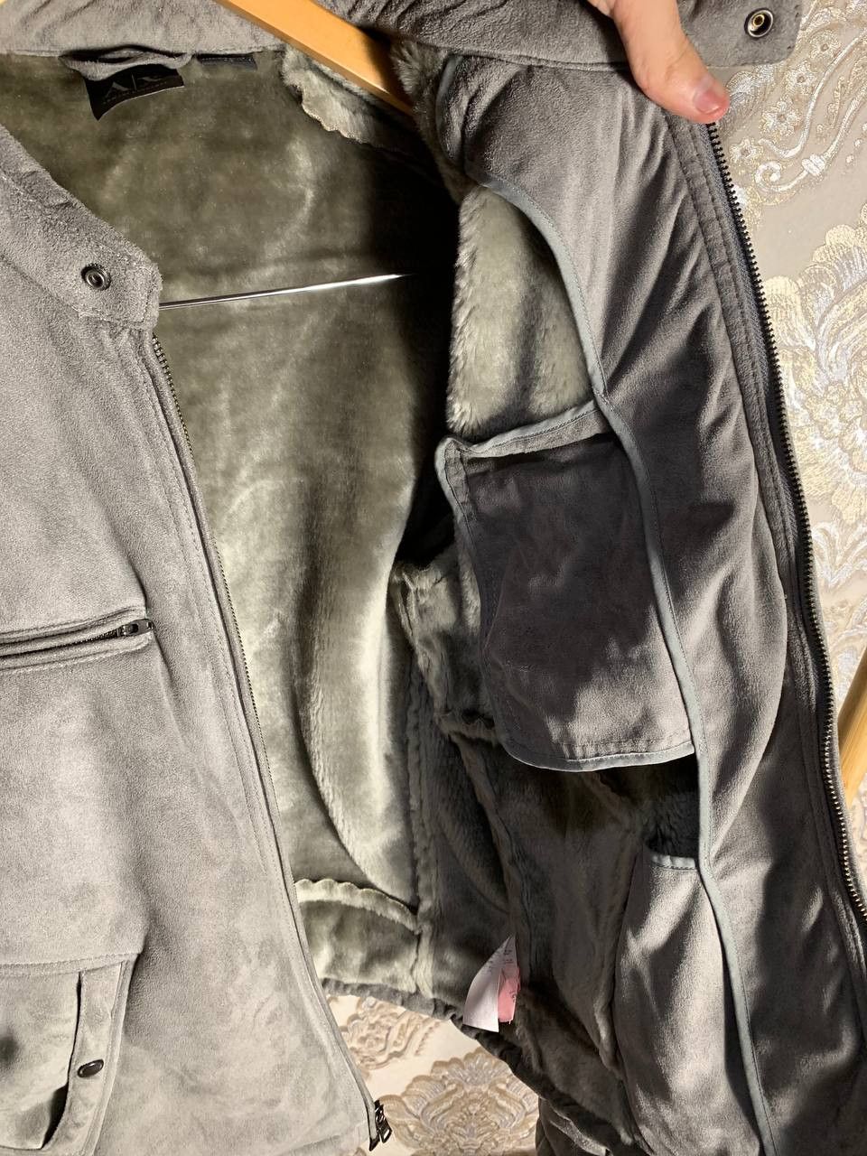 Armani Exchange Vintage Armani Exchange Fur Faux Italian Designer Jacket Y2K Size US L / EU 52-54 / 3 - 7 Thumbnail