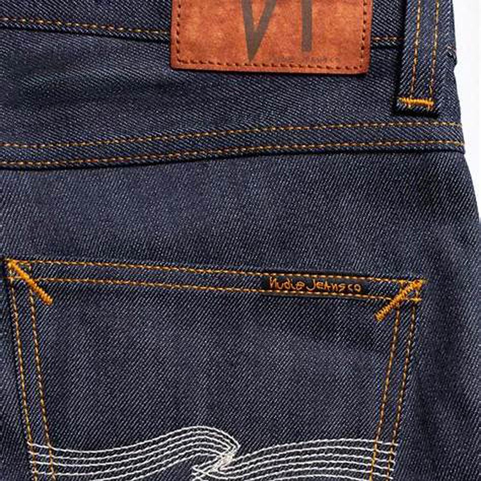 Nudie Jeans Nudie Jeans Co Raw Denim 29x32 – Dark Indigo – Made in Italy Size US 29 - 4 Thumbnail