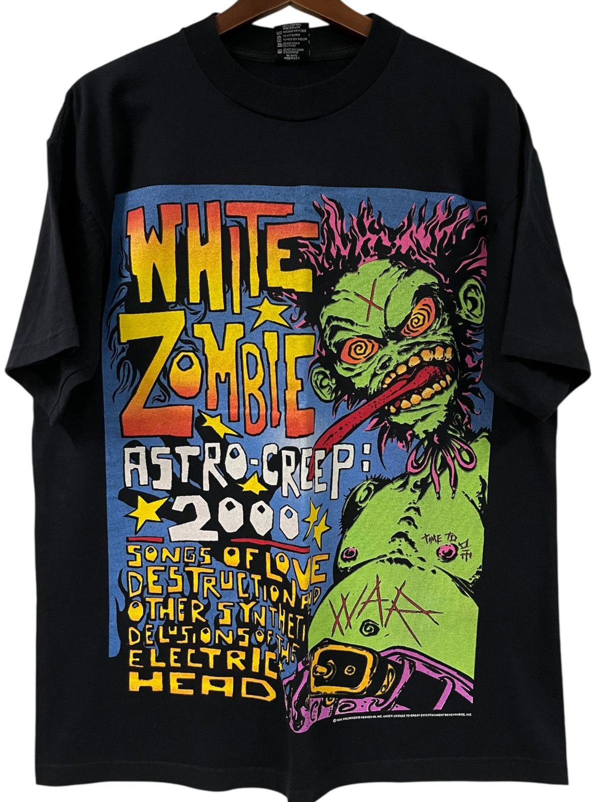 Band Tees × Vintage Vintage White Zombie 90s t shirt Size US L / EU 52-54 / 3 - 1 Thumbnail