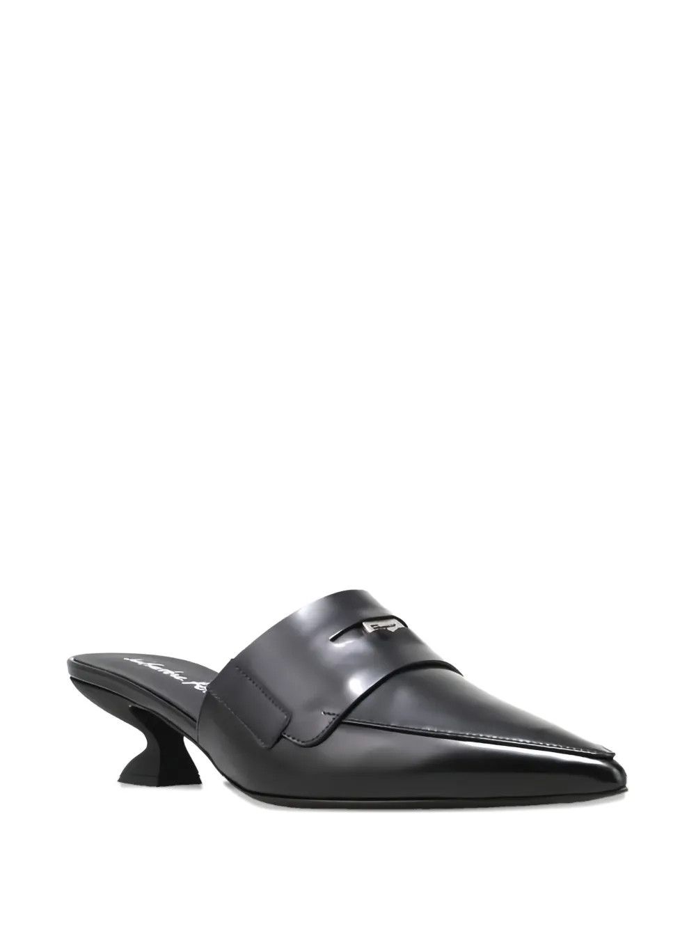 Salvatore Ferragamo o1y0426 Mules in Black Size US 5 / IT 35 - 2 Thumbnail