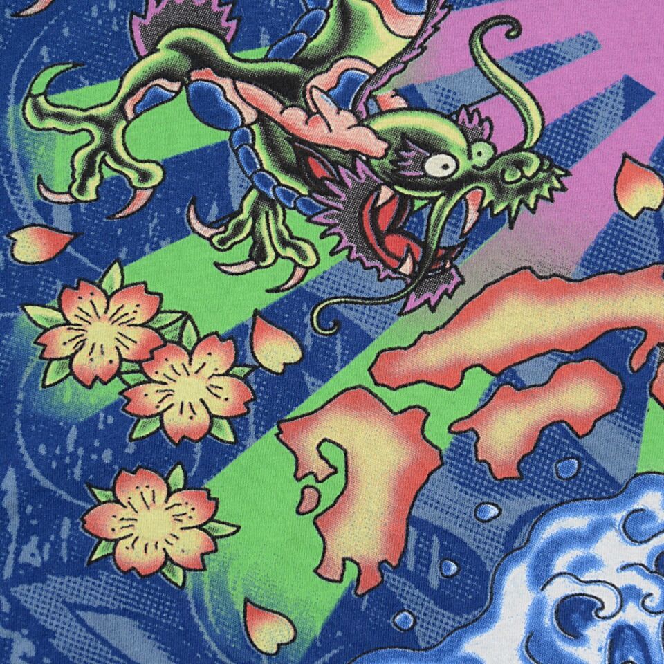 Christian Audigier Don Hardy Christian Audigier KAMIKAZE Japan Dragon Skull Tee Size US XXL / EU 58 / 5 - 5 Thumbnail