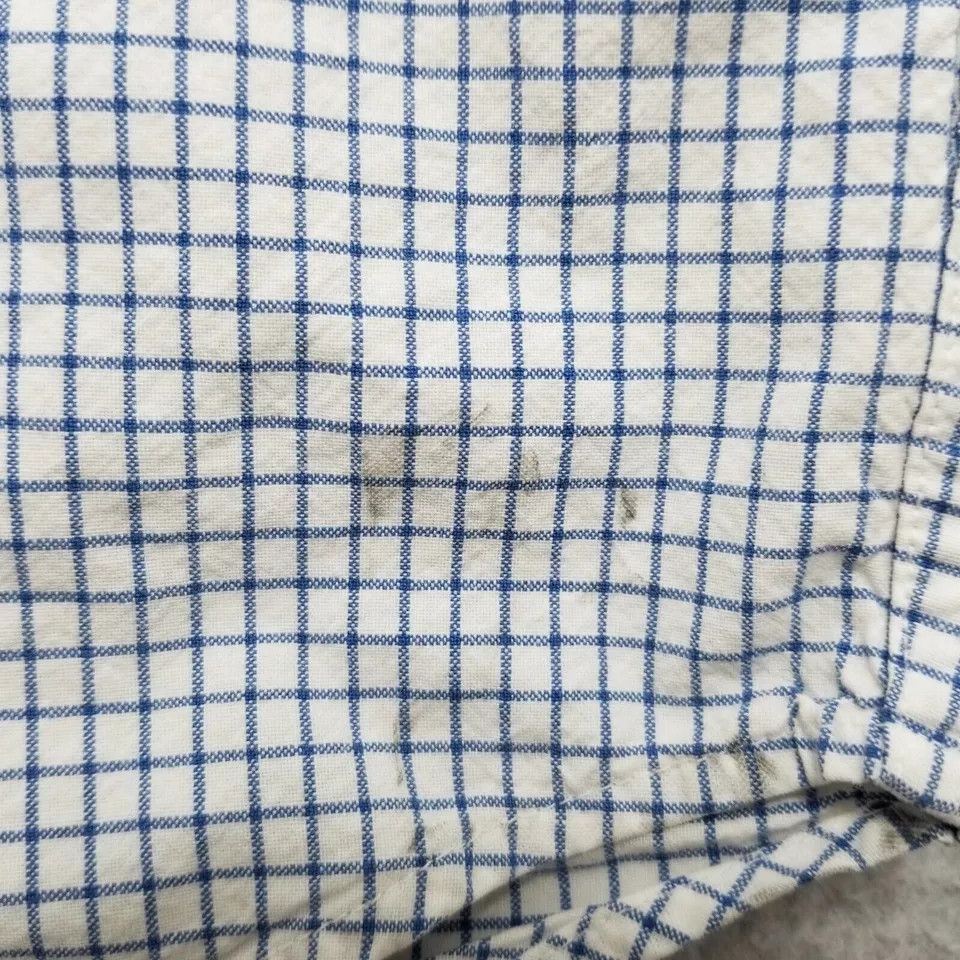 Abercrombie & Fitch Abercrombie & Fitch Shirt Mens Small White Check Button Up Size US S / EU 44-46 / 1 - 2 Thumbnail