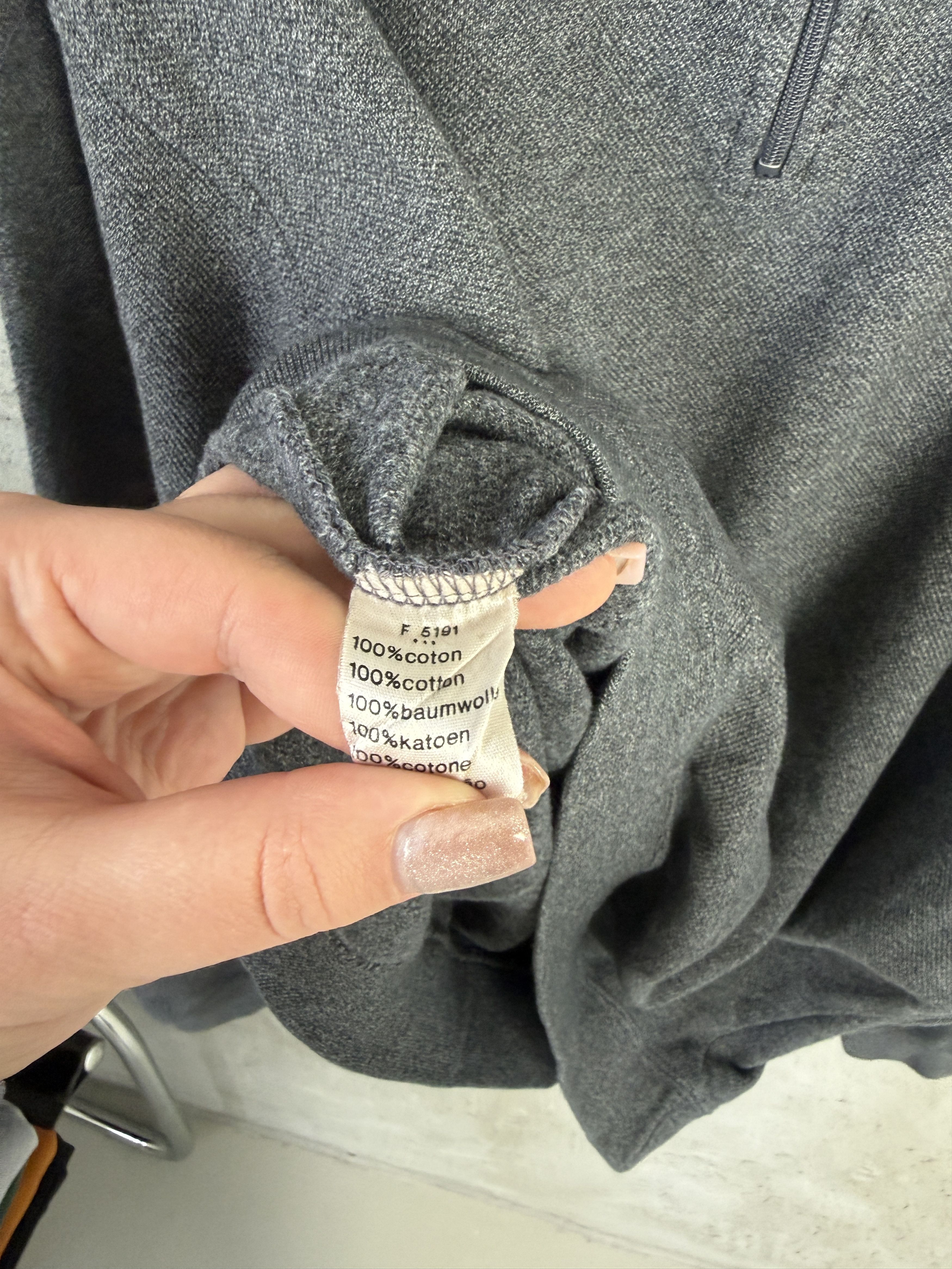 Lacoste Lacoste small logo quarter zip sweatshirt casual vintage Size US XL / EU 56 / 4 - 4 Thumbnail