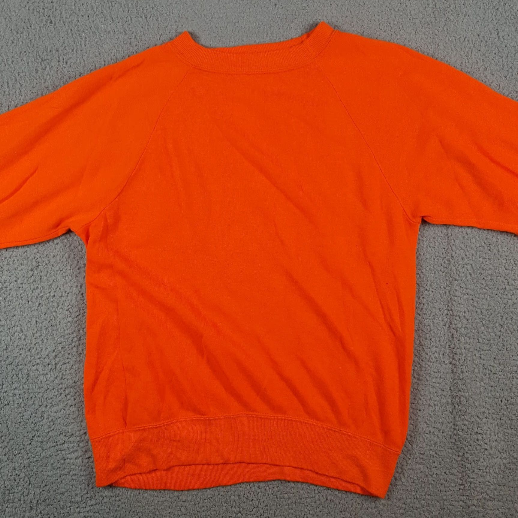 Vintage VINTAGE Sportswear Sweatshirt Raglan 80s 90s Grunge Orange Fleece Pullover Crewneck Size M Mens Size US M / EU 48-50 / 2 - 7 Thumbnail