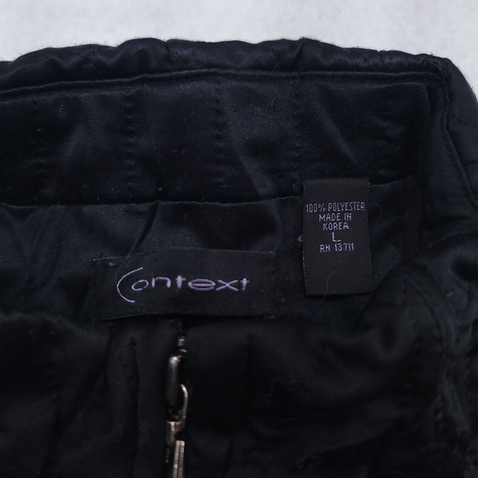 Other Context Long Sleeve Casual Jacket Womens Size Large L Black Size L / US 10 / IT 46 - 3 Thumbnail