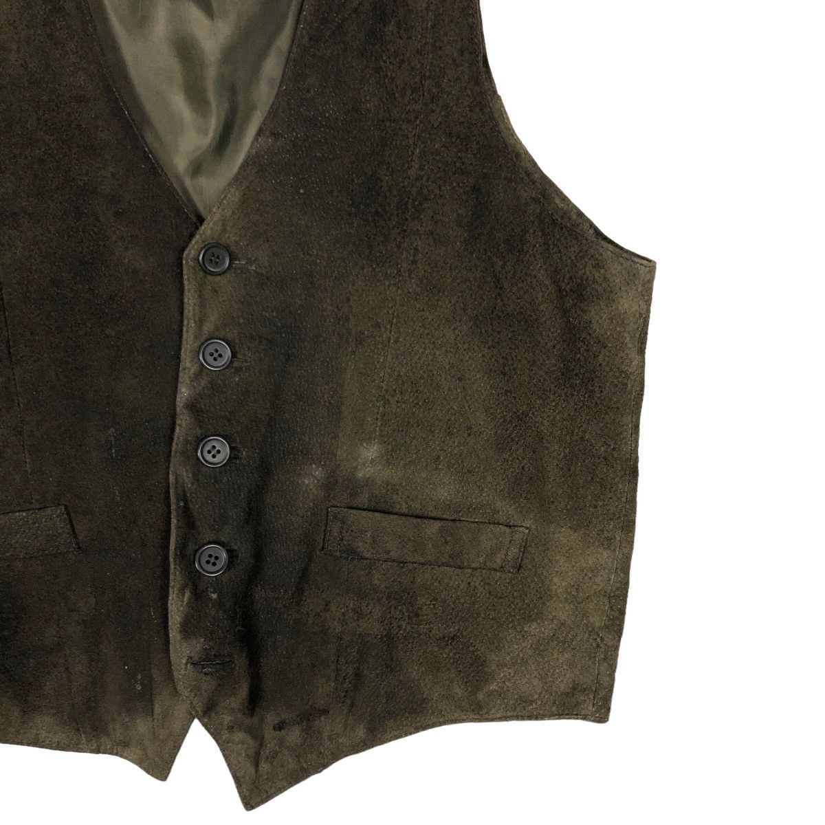 Genuine Leather 🔥Vintage Hammer Genuine Leather Utility Vest Waist Coats Size US M / EU 48-50 / 2 - 5 Thumbnail
