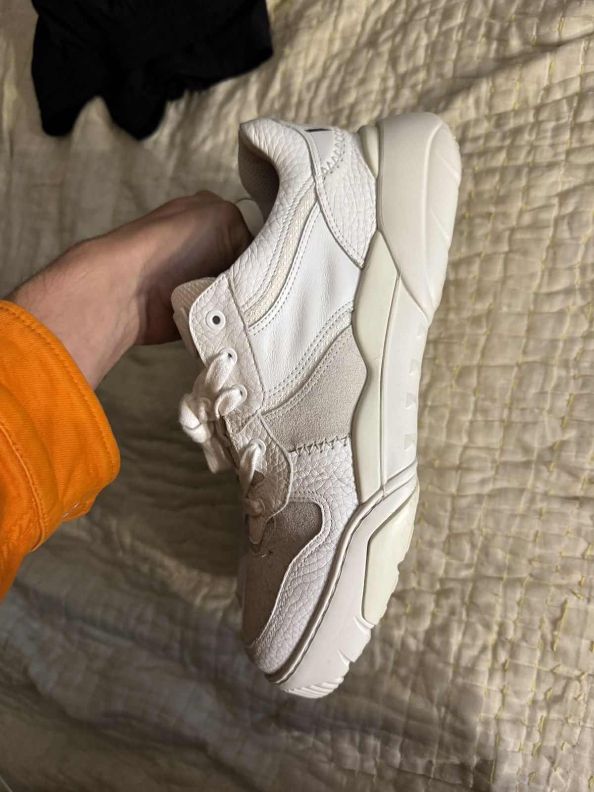 Valentino Valentino Garavani White VLTN sneaker Size US 11.5 / EU 44-45 - 6 Thumbnail