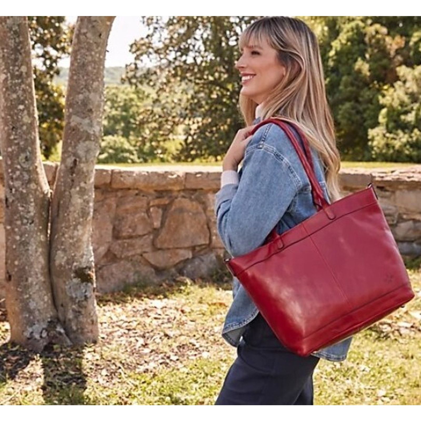 Patricia Nash Patricia Nash Convertible Tote Red Bag B000587 Size ONE SIZE - 1 Thumbnail