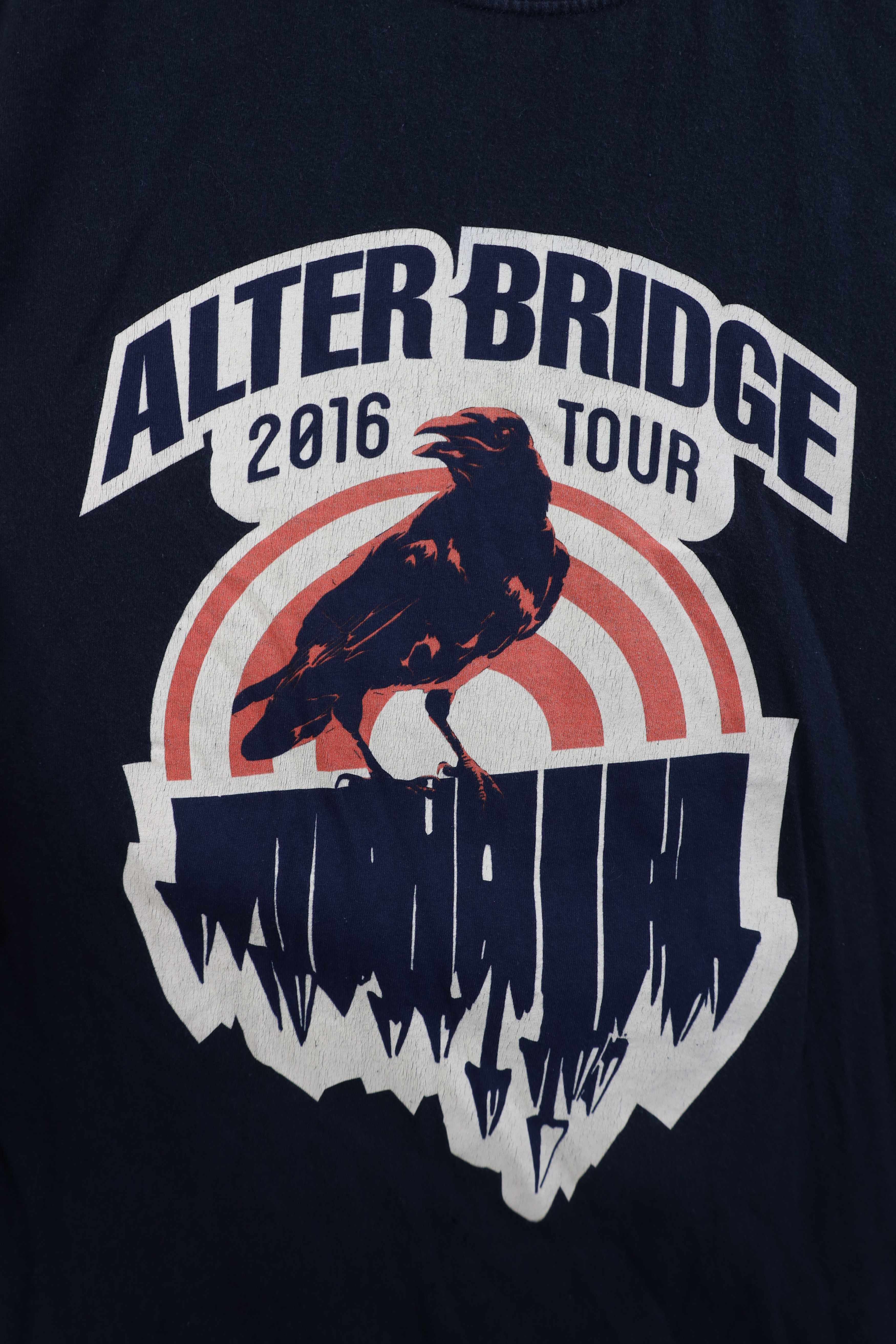 Vintage Y2K 2016 Tour Alter Bridge Band Short Sleeve T-Shirt Black Size US M / EU 48-50 / 2 - 4 Thumbnail