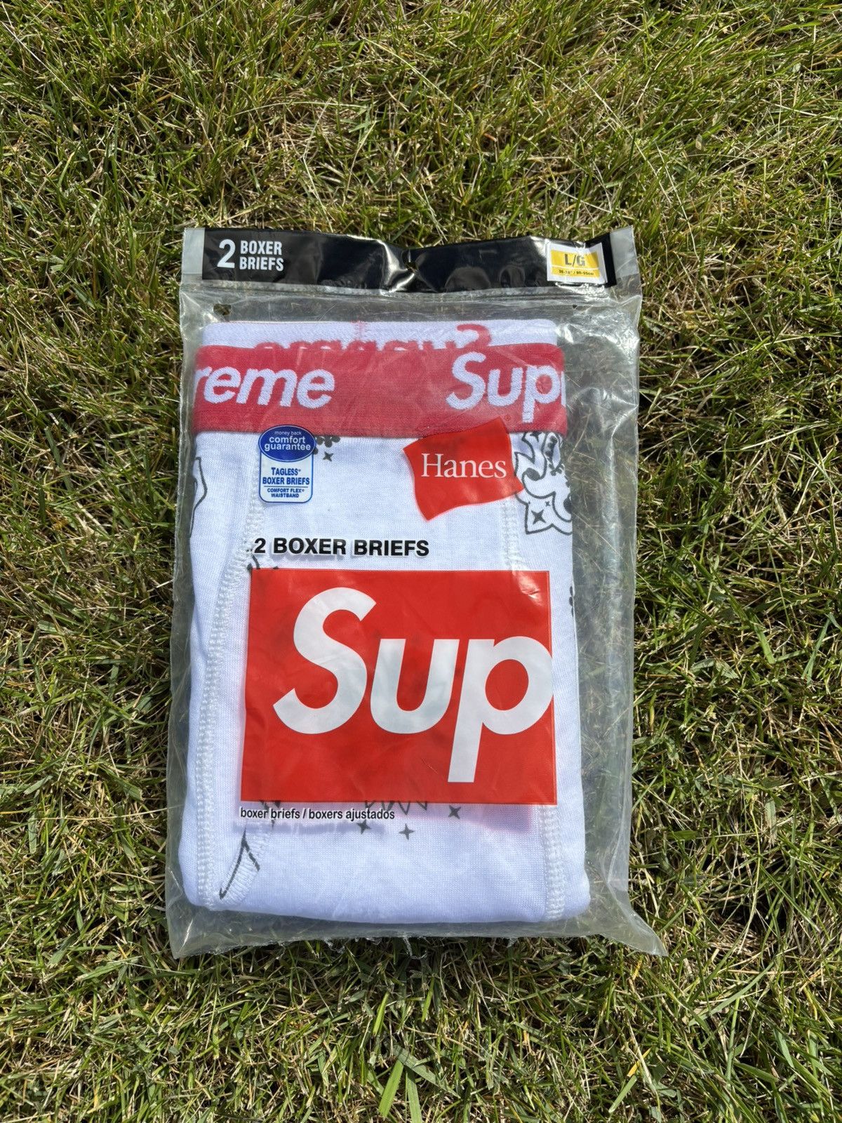 Supreme Supreme Boxers 2 Pack Bandana Underwear Designer New Size 36 - 1 Thumbnail