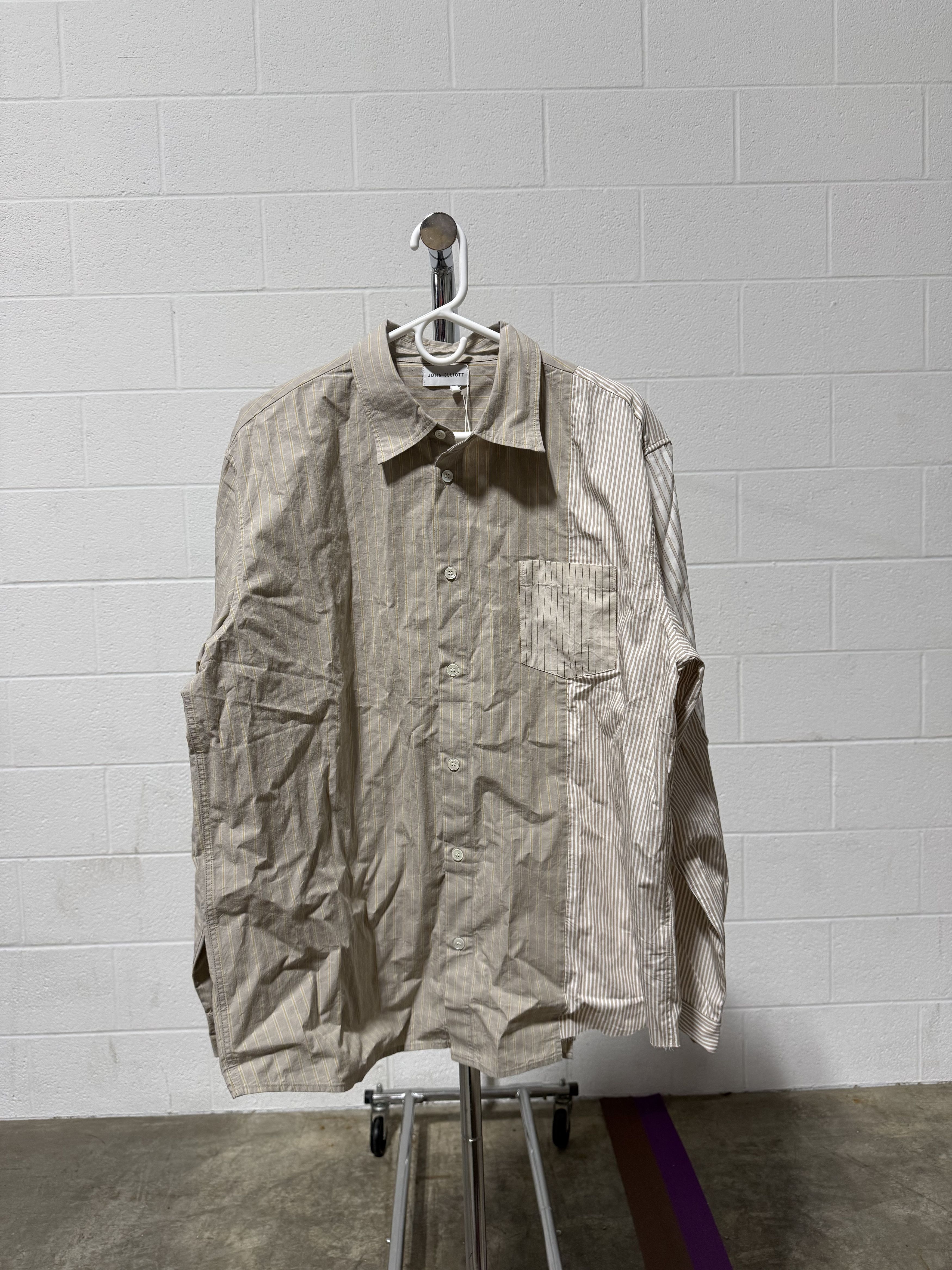 John Elliott John Elliott Paneled Cloak Shirt Size US L / EU 52-54 / 3 - 1 Thumbnail