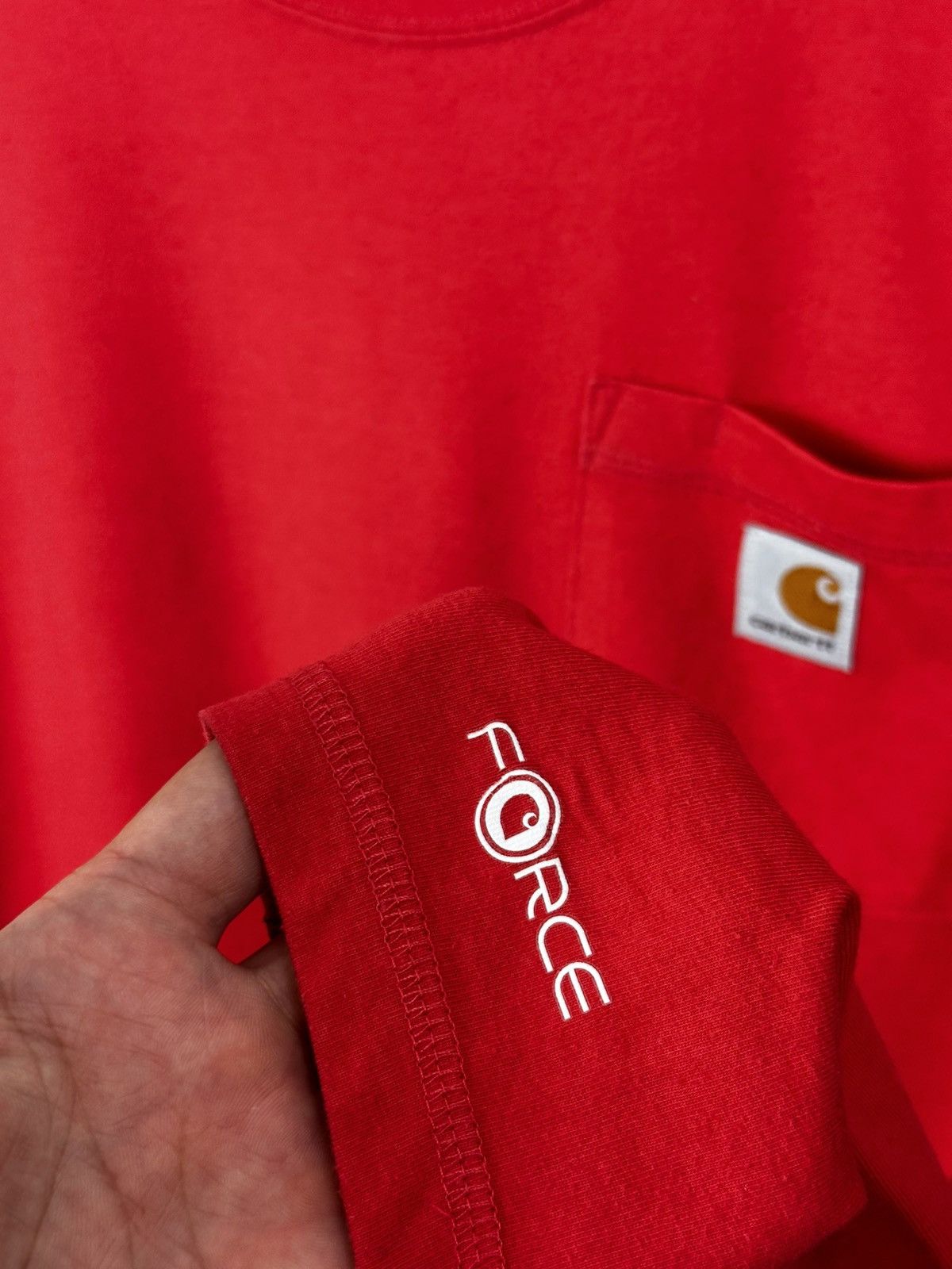 Carhartt Vintage Carhartt Force Red Tee Skater Size US M / EU 48-50 / 2 - 7 Thumbnail