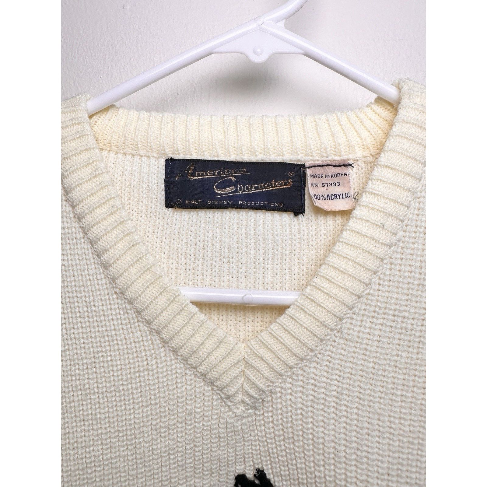 Vintage Vintage Daffy Duck Warner Brothers Sweater 1960s Cartoon Size S / US 4 / IT 40 - 4 Thumbnail