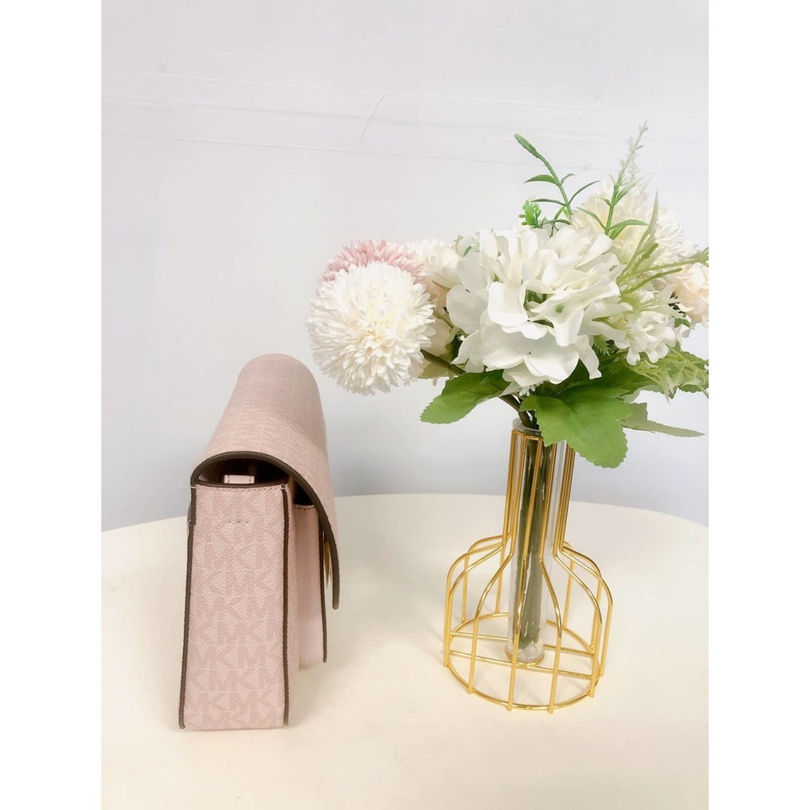 Michael Kors MICHAEL KORS 35T2GS9M2B Sloan Editor MD Logo Messenger Blush Size ONE SIZE - 4 Thumbnail