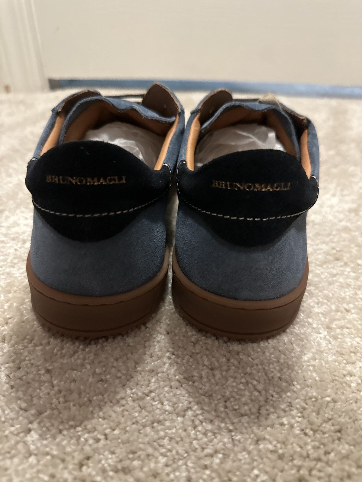 Bruno Magli Bruno Magli Bono Light Blue Suede Sneakers Size US 9 / EU 42 - 3 Thumbnail