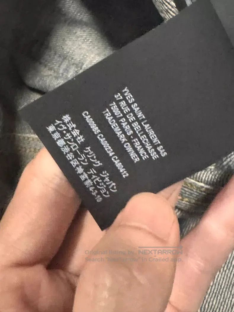 Saint Laurent Paris SAINT LAURENT D02 Light Blue Denim. Size US 29 - 8 Thumbnail