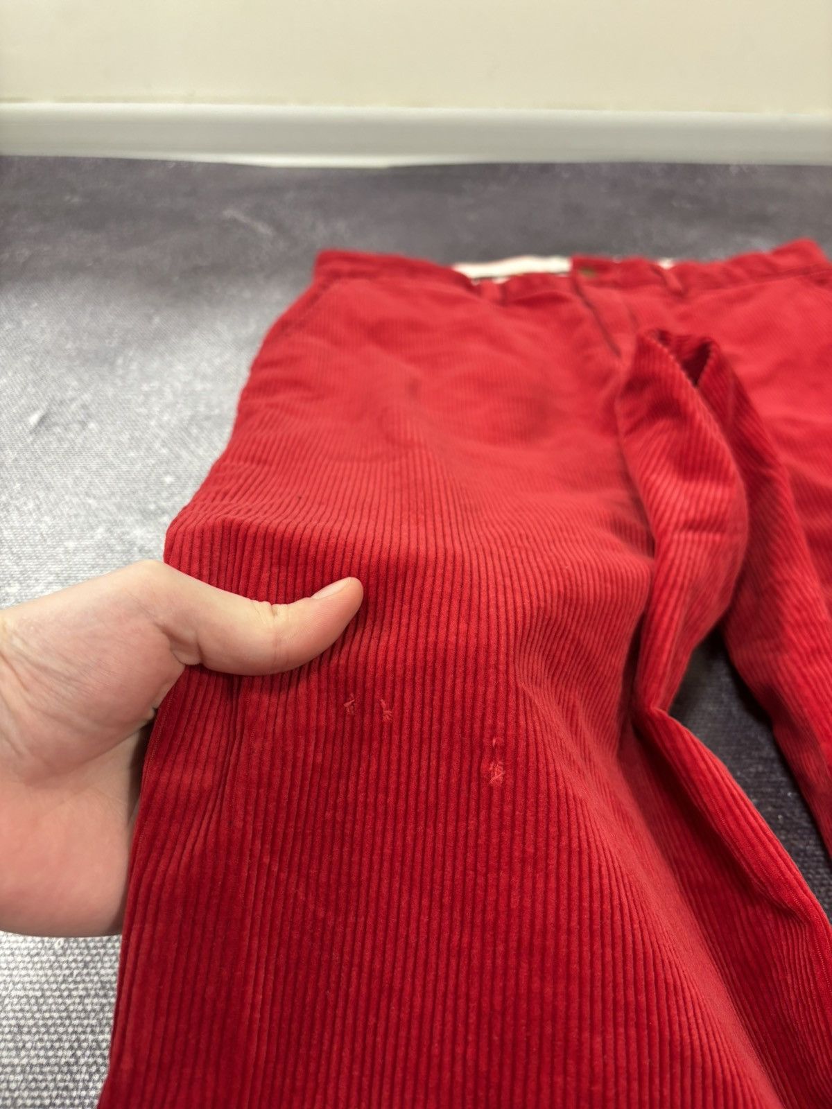 Polo Ralph Lauren Vintage Polo Ralph Lauren Men’s Red Corduroy Preppy Pants Size US 32 / EU 48 - 5 Thumbnail