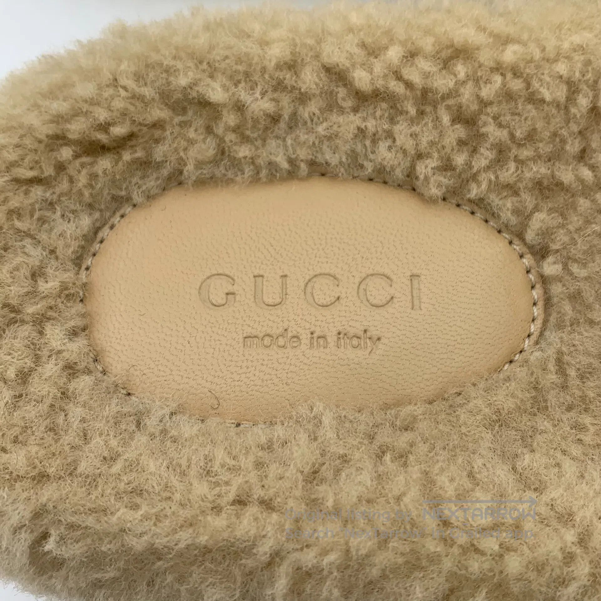 Gucci Guicci Light Brown Double G Velvet Casual Flat Furry Slipp Size US 5.5 / IT 35.5 - 7 Thumbnail