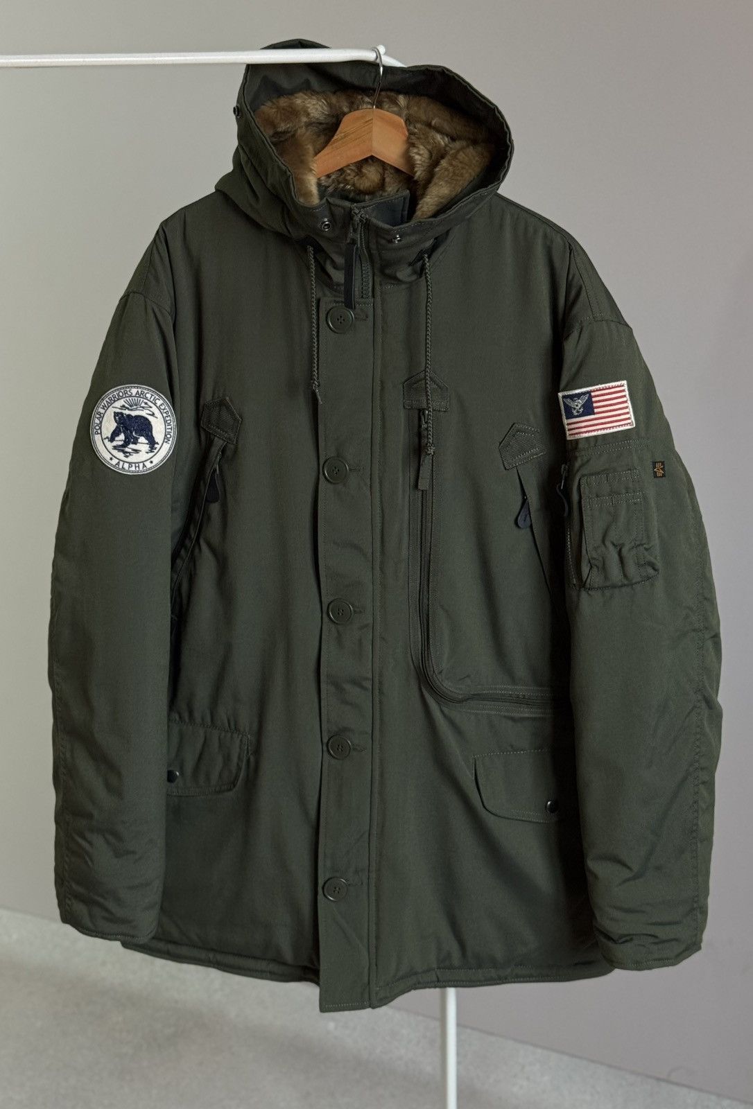Alpha Industries Alpha Industries Parka Extreme Cold Weather Type N-3B Khaki Size US XL / EU 56 / 4 - 5 Thumbnail