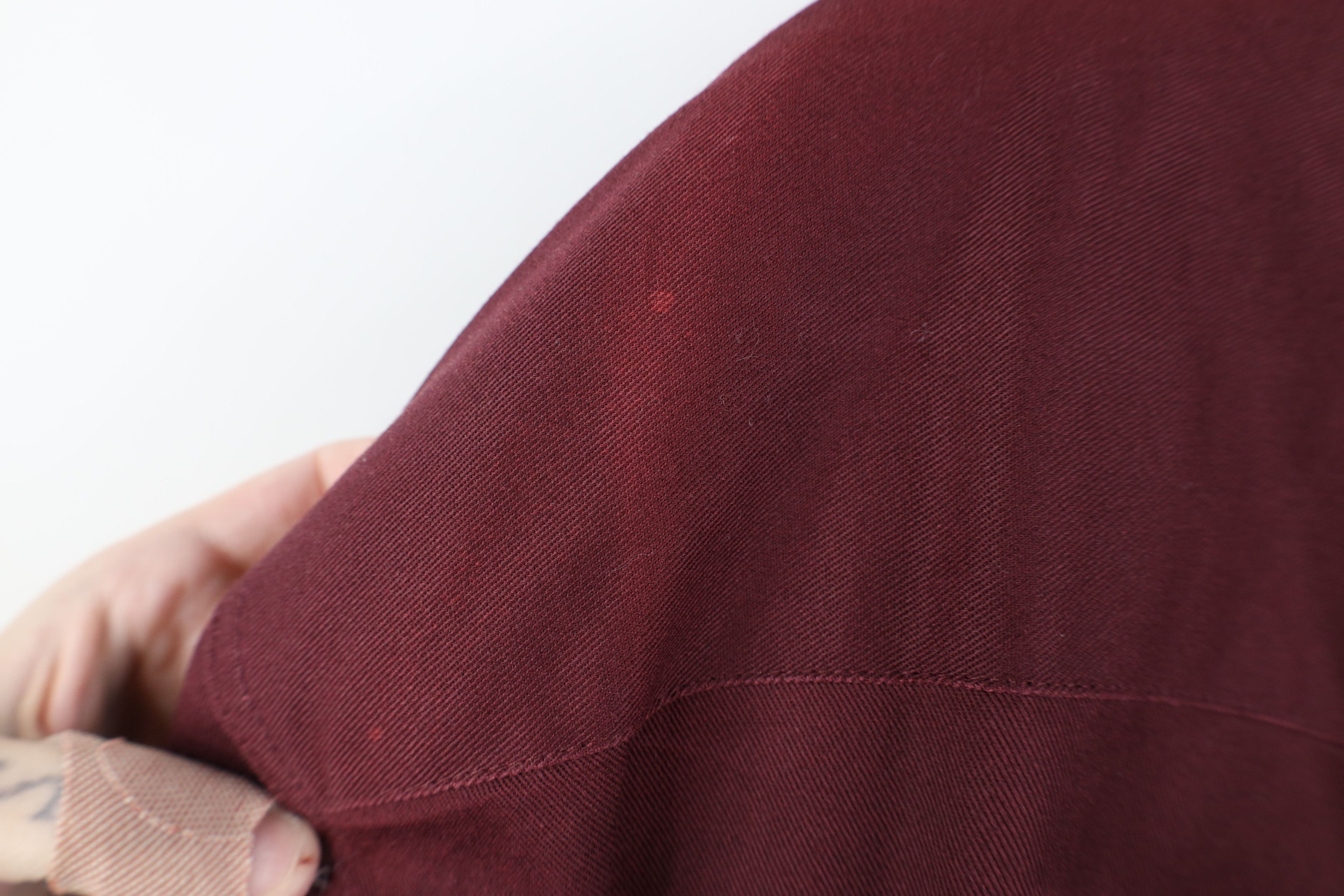 Wrangler Vintage 90s Wrangler Cowboy Snap Button Shirt Burgundy Size US XL / EU 56 / 4 - 10 Thumbnail