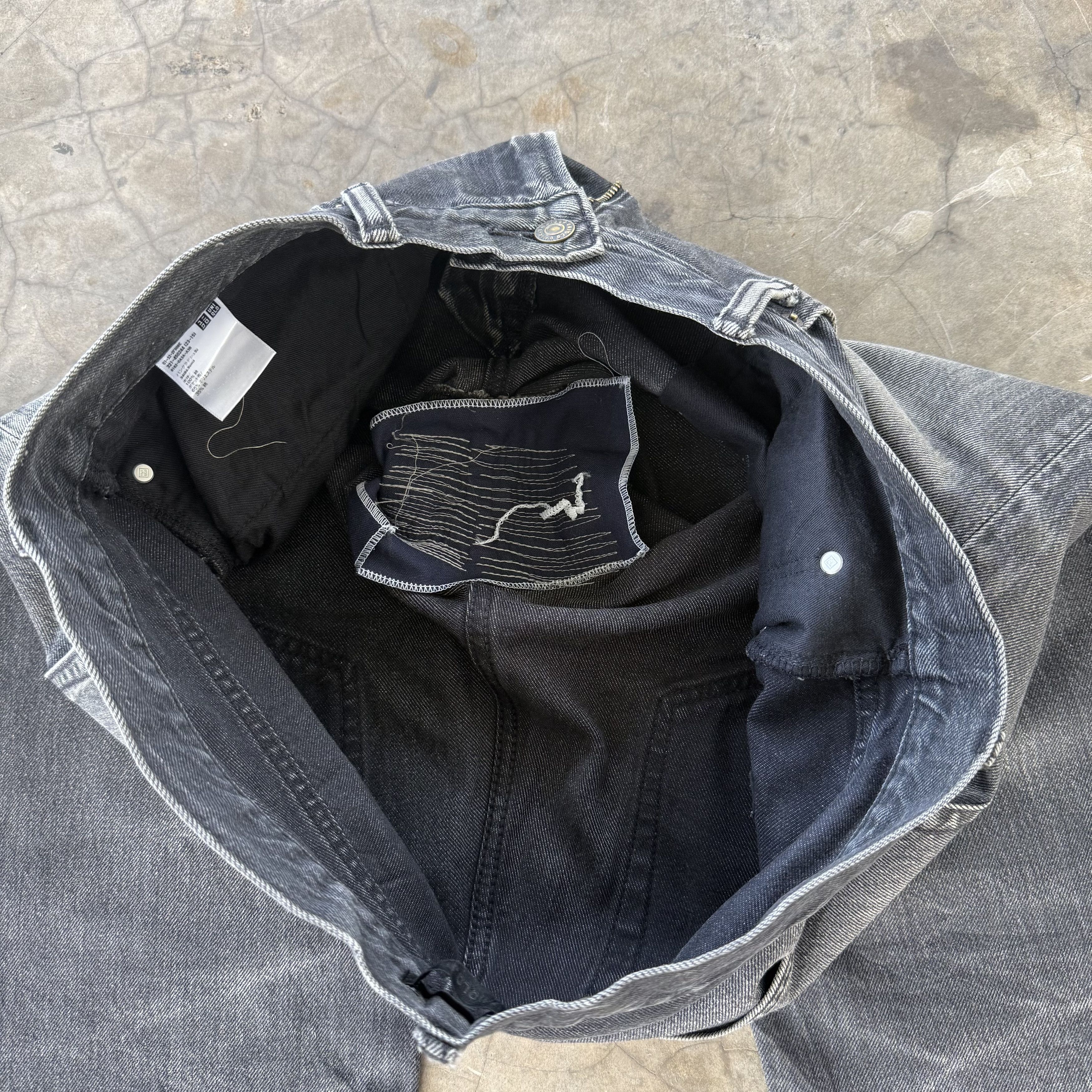 Japanese Brand W36x29 Vintage Japanese Black Denim Jean Pants Size US 36 / EU 52 - 10 Thumbnail
