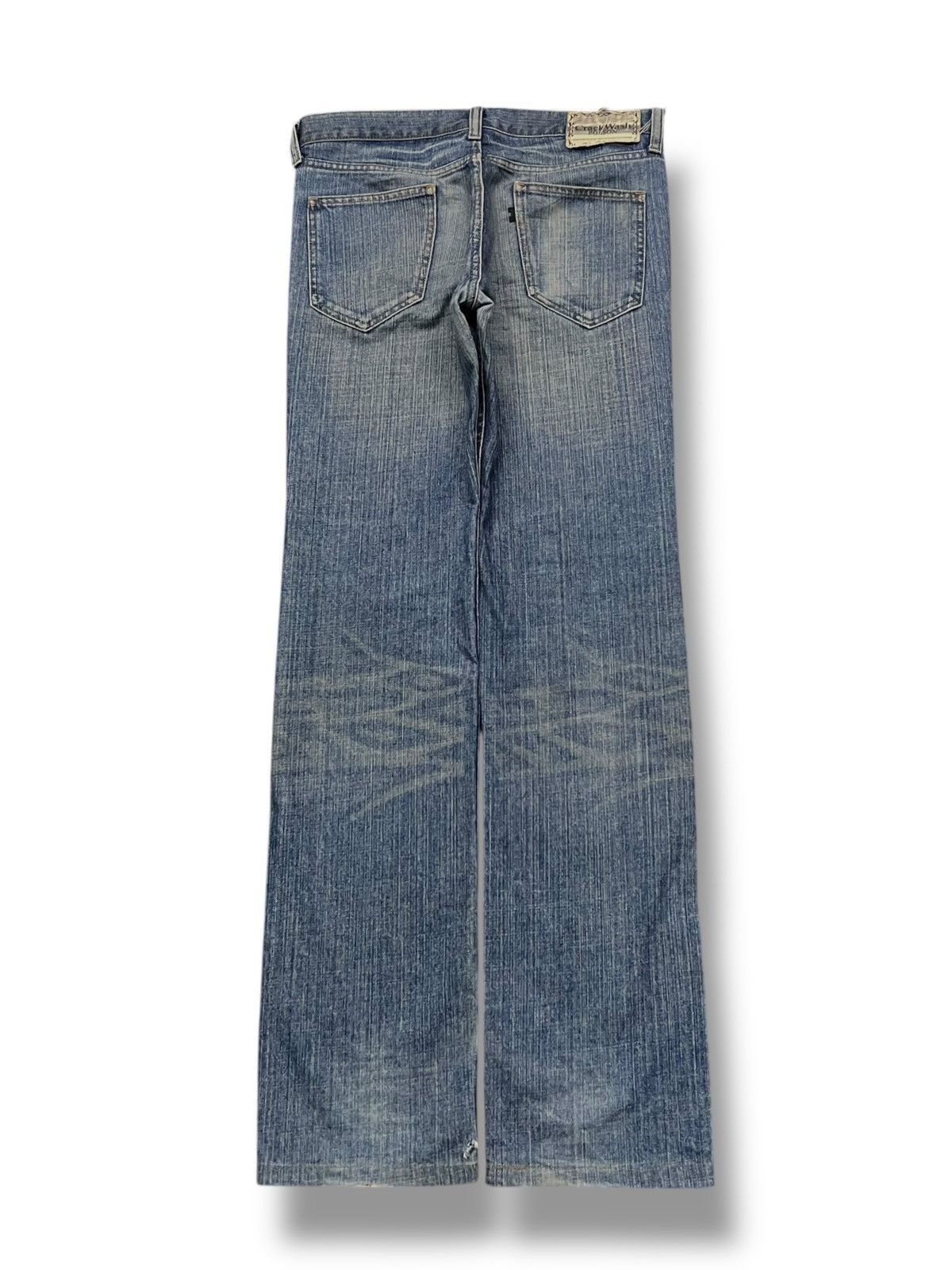 Japanese Brand Vintage 90s Crack Wash Bobson - Faded Wash, Distressed Denim Size US 32 / EU 48 - 3 Thumbnail