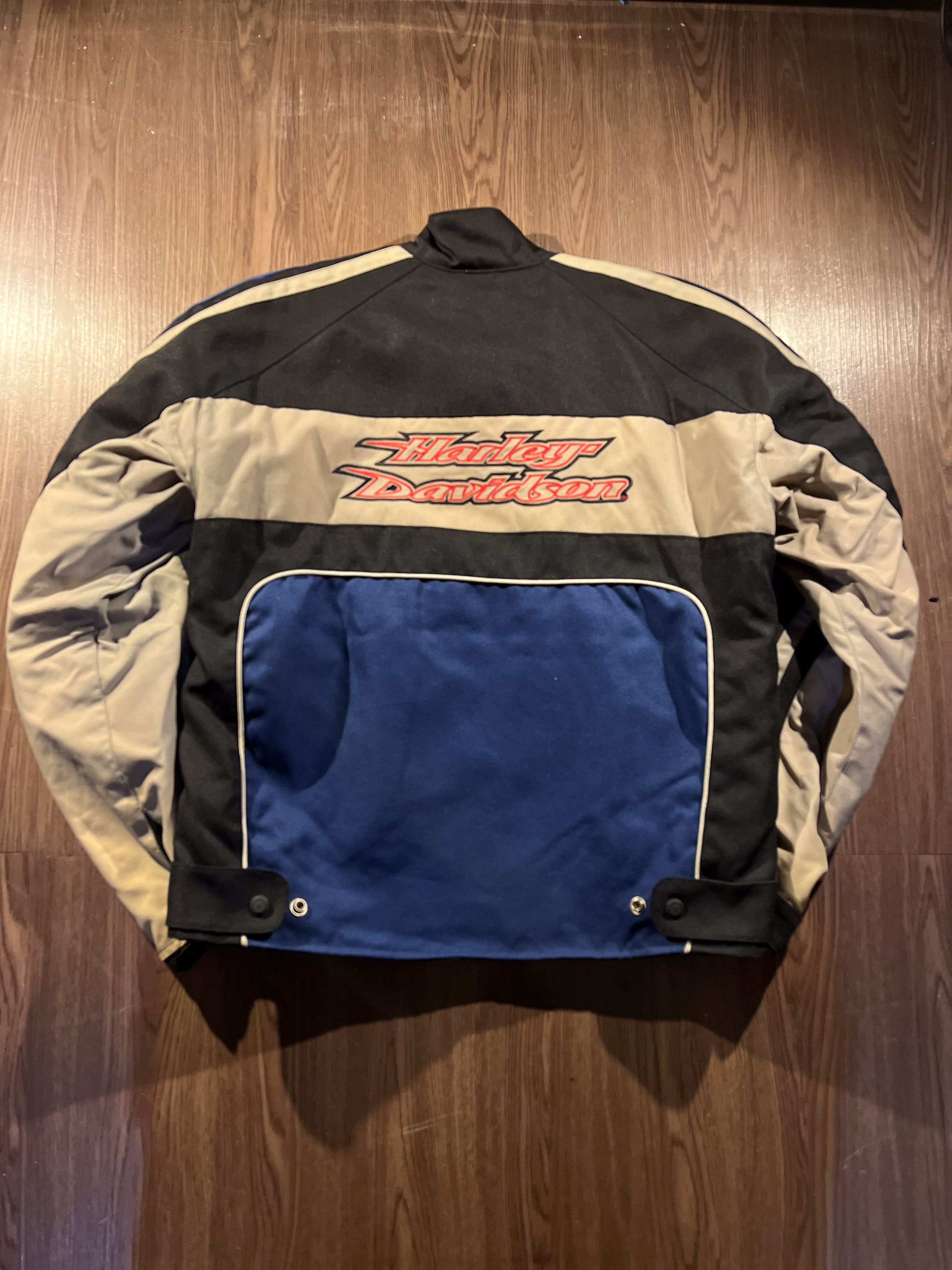 Harley Davidson MOTO Harley Davidson Biker Embroidered Jacket Size US L / EU 52-54 / 3 - 1 Thumbnail
