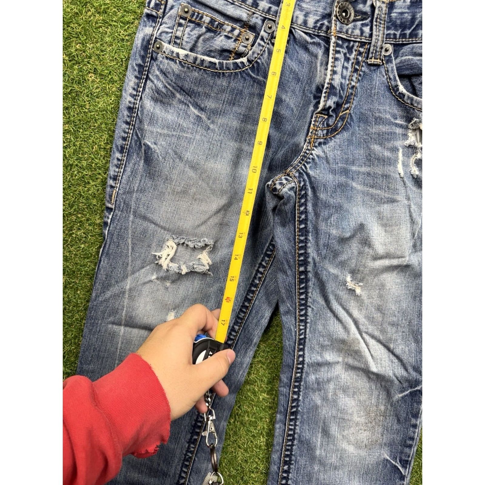 American Eagle Outfitters American Eagle Outfitters Jeans 28x30 Regular Fit 5-Pocket Denim Blue Mens Straight Leg Vintage? No - Jeans Size US 28 / EU 44 - 6 Thumbnail