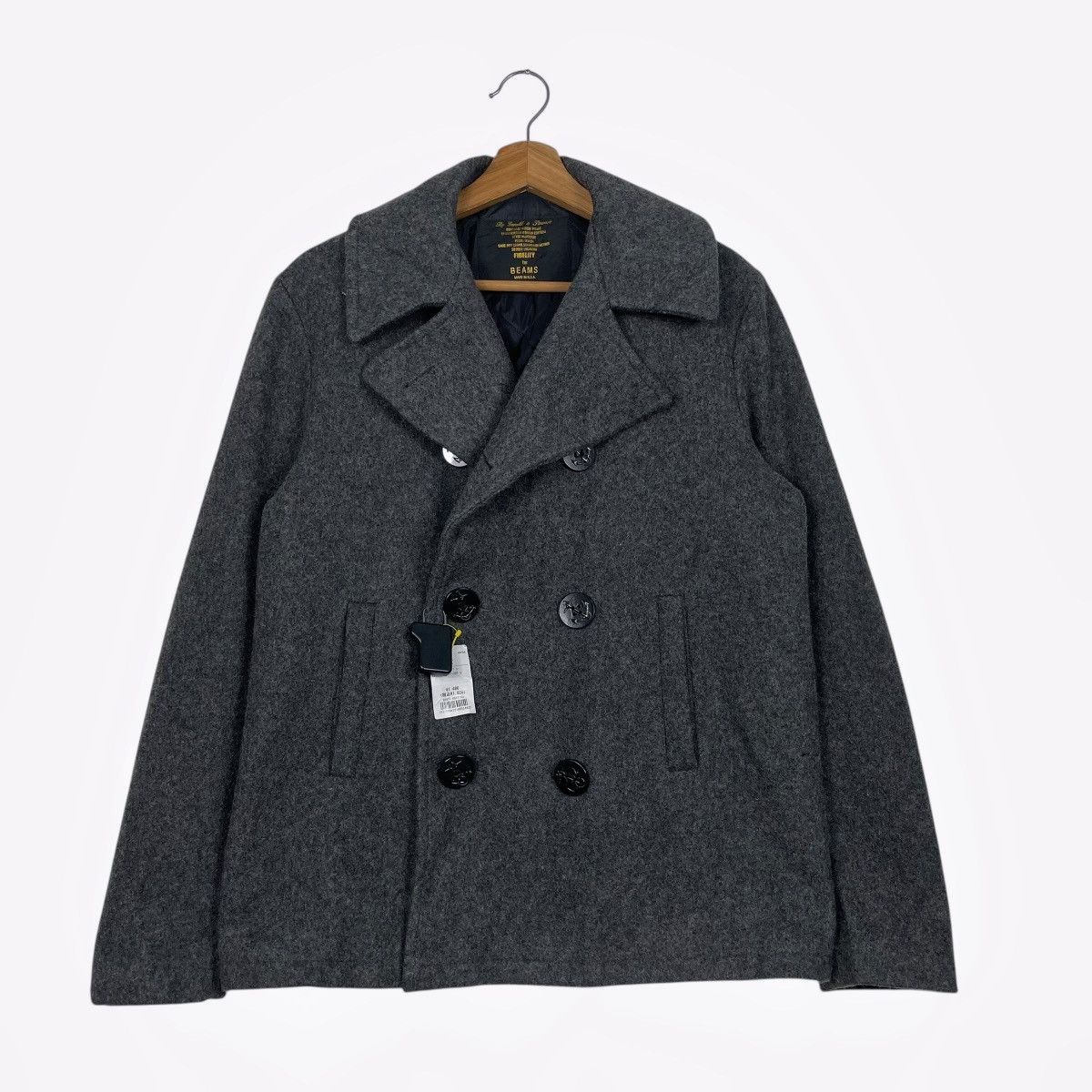 Beams Japan Beams x Fidelity Double Breasted Wool Jacket Size US M / EU 48-50 / 2 - 1 Thumbnail