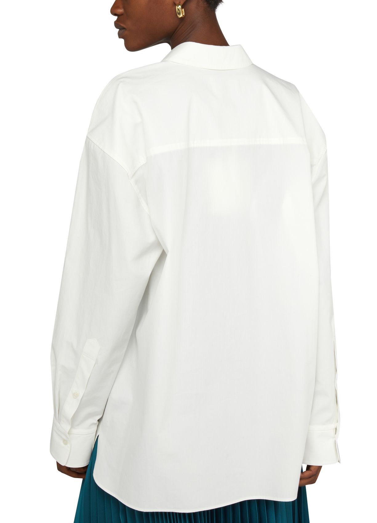 Loulou de Saison o1s22i1n1024 Espanto Oversized Shirt in White Size XS / US 0-2 / IT 36-38 - 5 Thumbnail
