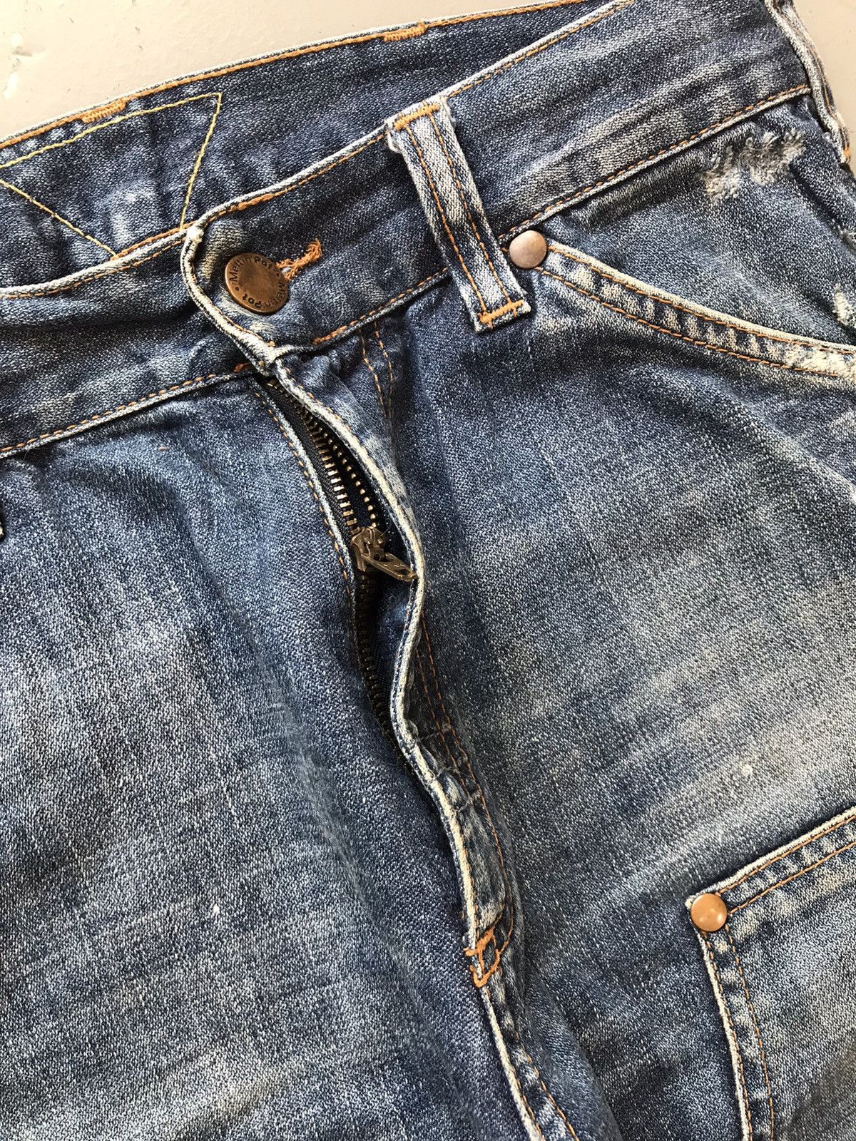 Vintage Vintage meltin pot double knee distressed denim Size US 30 / EU 46 - 5 Thumbnail