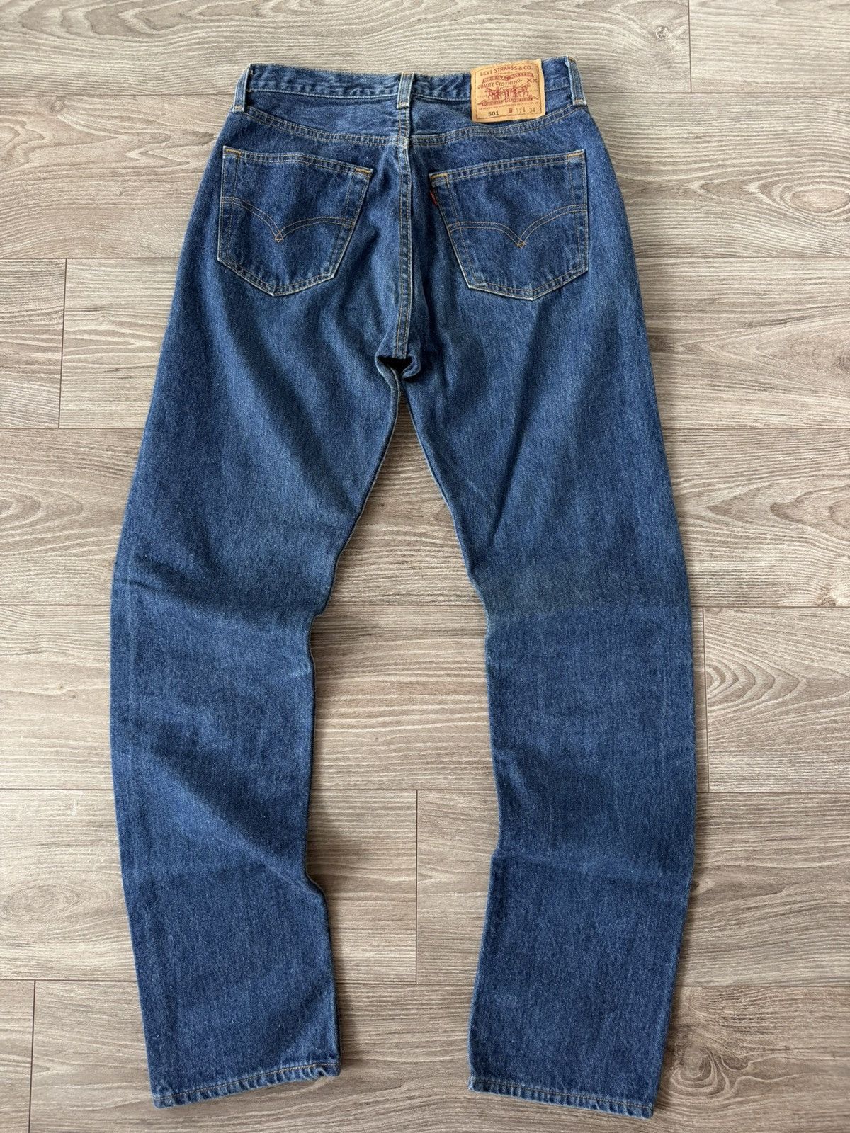 Levi's ‼️Vintage Levi’s Grey 501 Red Tab Denim Made in USA🇺🇸Jeans‼️ Size US 31 - 1 Thumbnail
