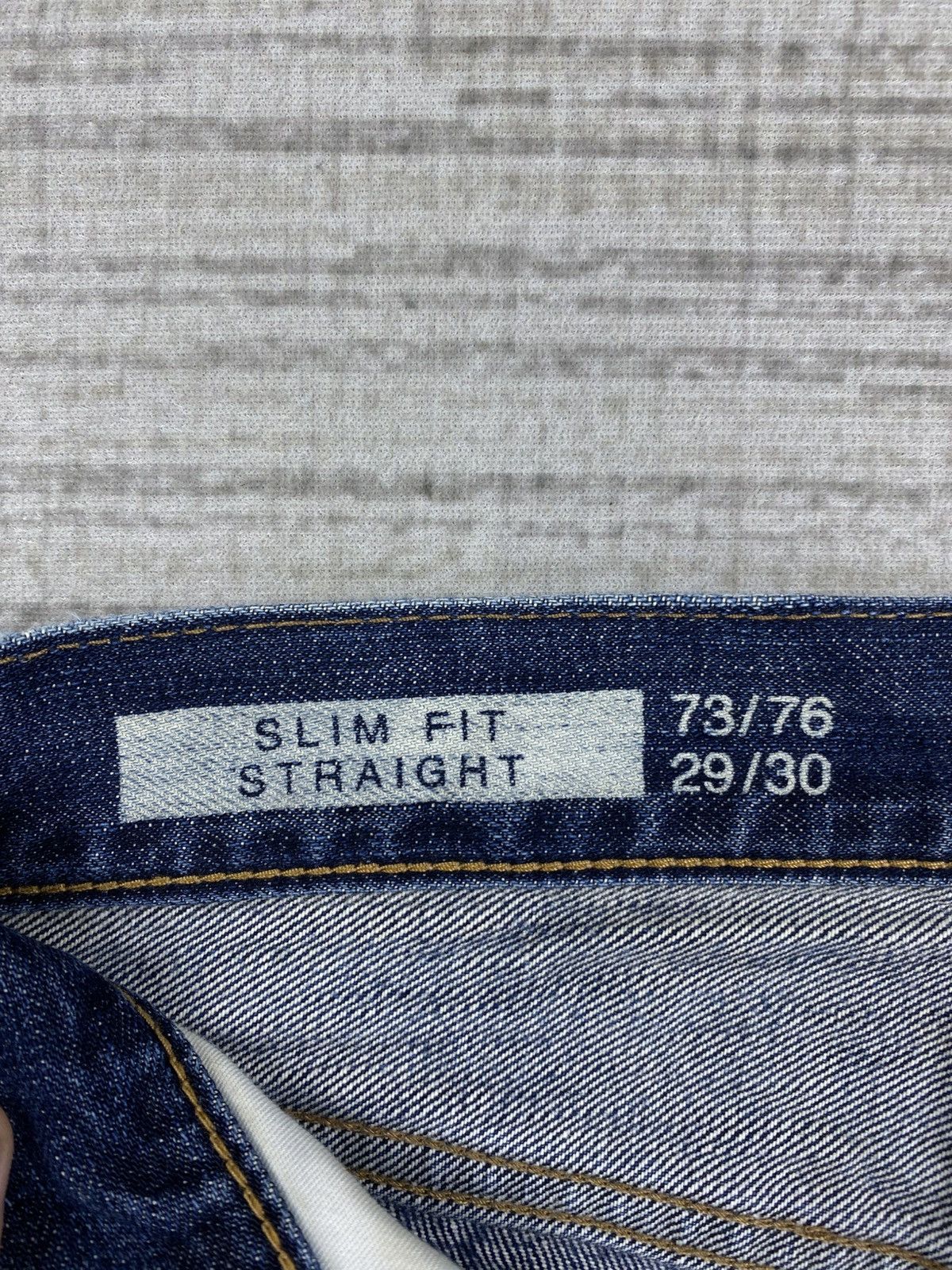 Gap × Japanese Brand × Vintage Vintage Gap 1969 Slim Fit Straight Denim Pants Size US 30 / EU 46 - 12 Thumbnail