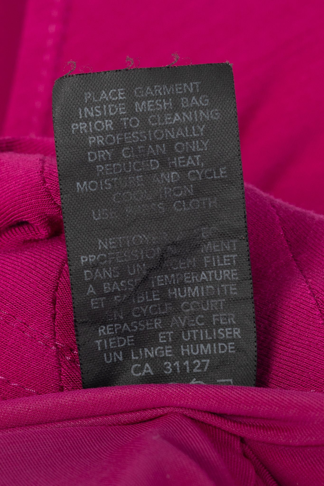 Donna Karan Donna Karan Collection SS15 Fuchsia Jersey Twist-Front Dress Size M / US 6-8 / IT 42-44 - 9 Thumbnail