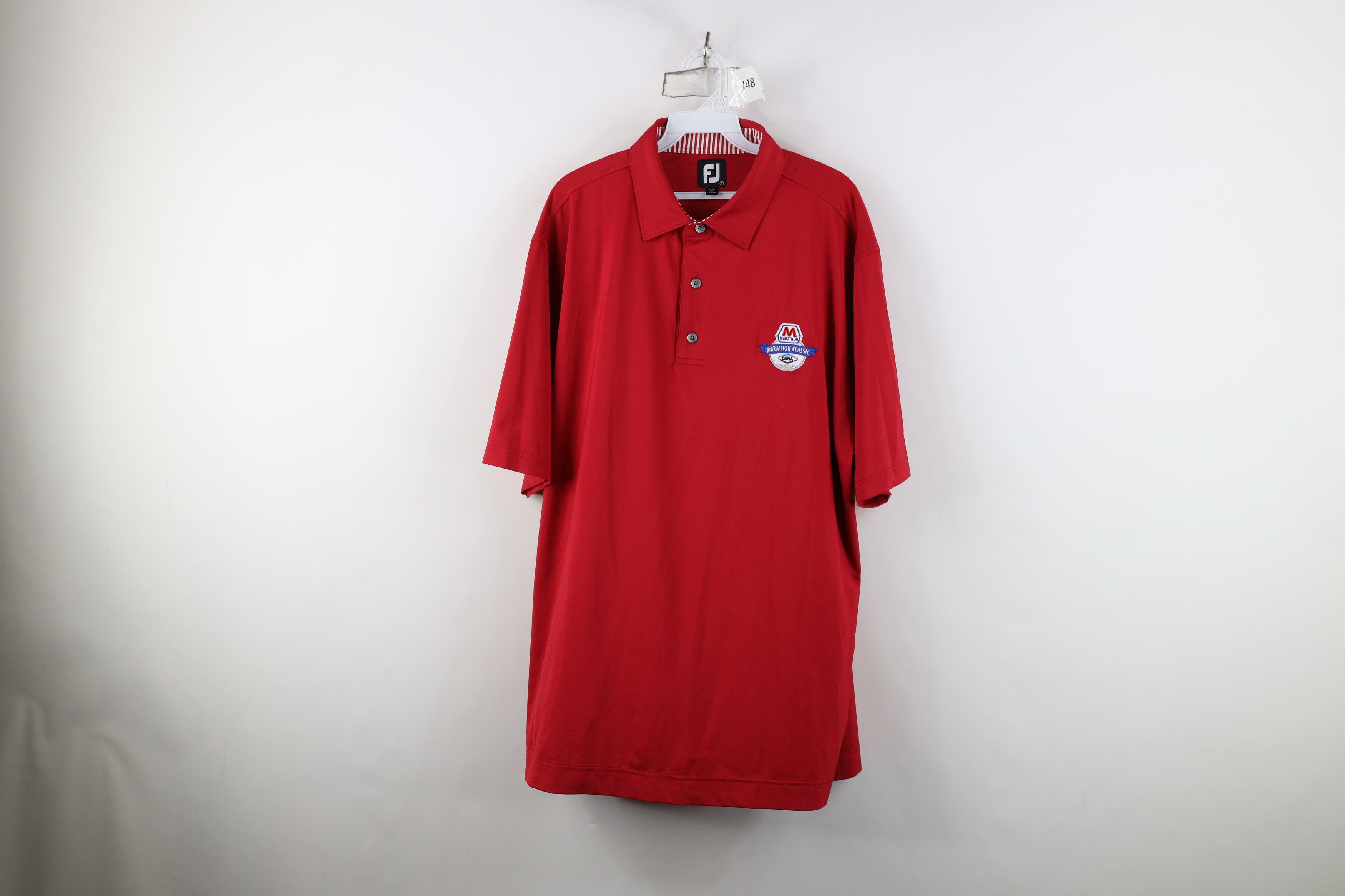 Footjoy FootJoy Logo Marathon Classic Golf Collared Polo Shirt Green Size US XL / EU 56 / 4 - 1 Thumbnail
