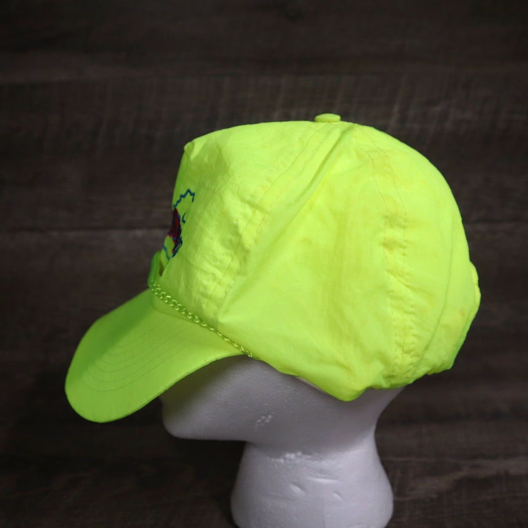 Vintage VINTAGE Jim Beam Baseball Cap Hat Snapback Men Adjustable Green 80s Boys Mens Girls Size ONE SIZE - 5 Thumbnail