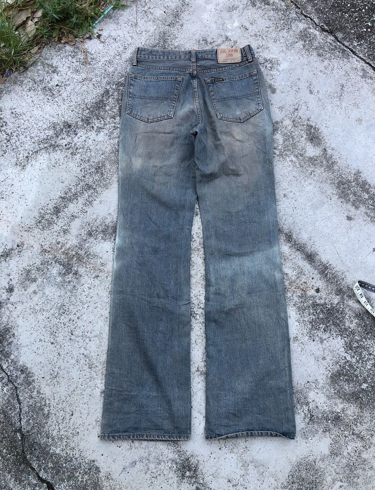 Big John × Vintage FLARED⚡️⚡️RUSTY BLUE VINTAGE BIG JOHN DENIM Size US 28 / EU 44 - 8 Thumbnail