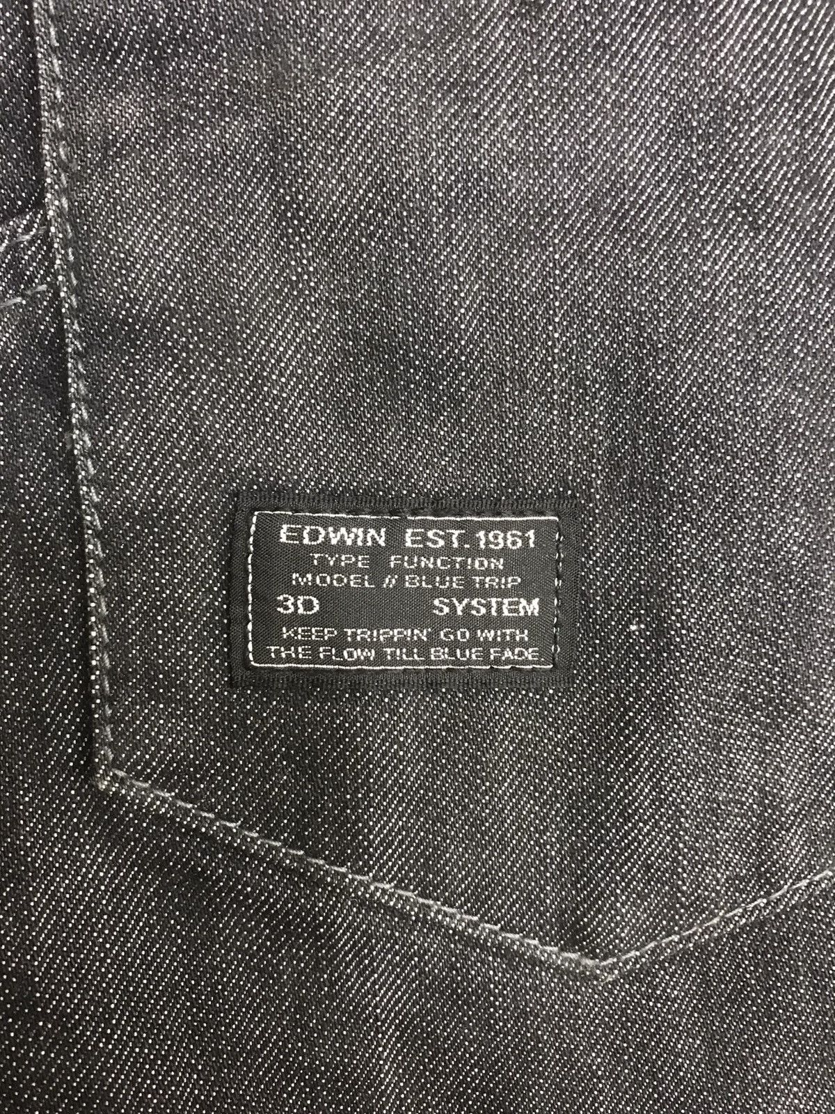 Edwin EDWIN BLUE TRIP 3D Design Curved Legs Multipockets Jeans Size US 31 - 10 Thumbnail