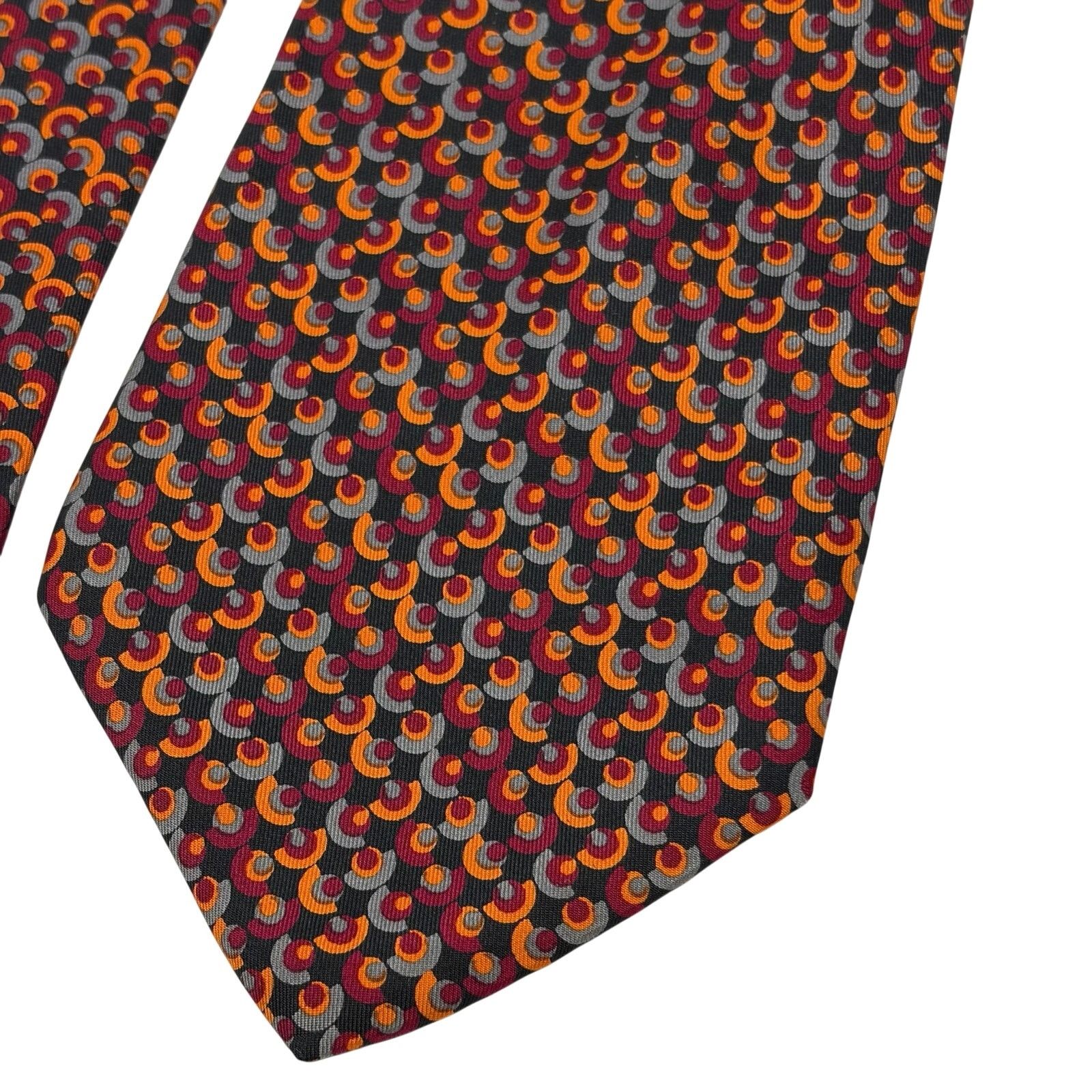 Christian Dior Monsieur Christian Dior Abstract Pattern Tie Size ONE SIZE - 3 Thumbnail